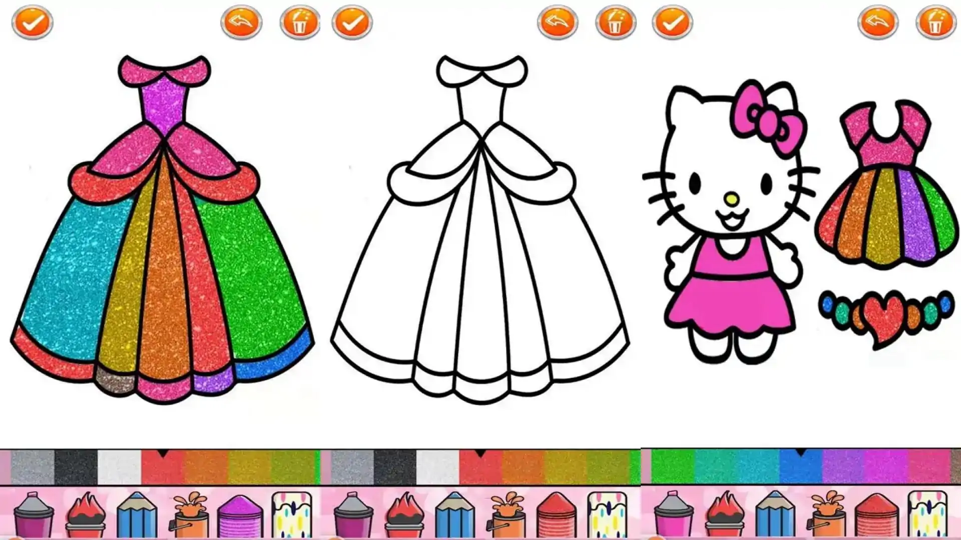 闪闪发光衣服绘图