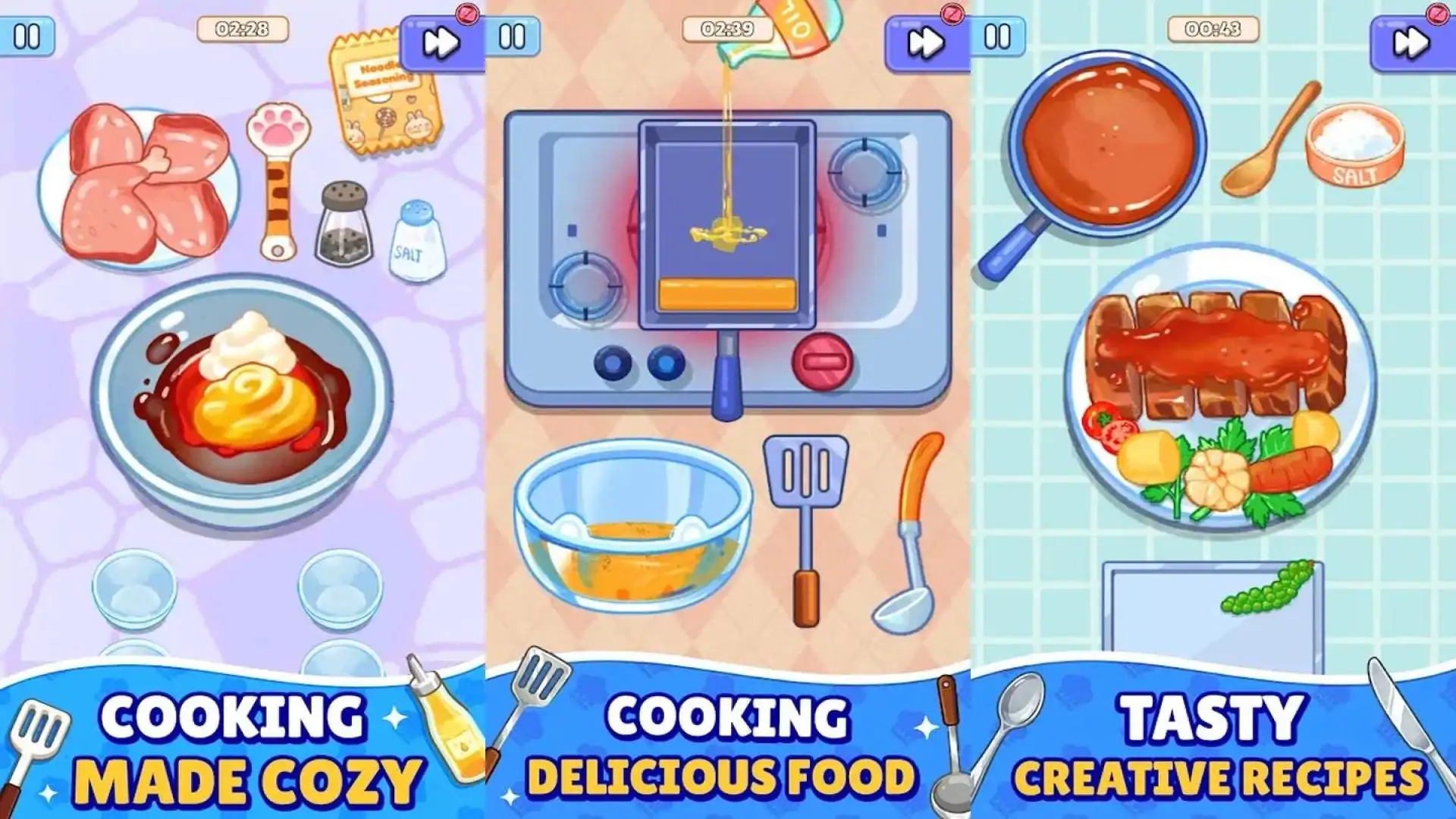 烹饪 ASMR：舒适的厨房