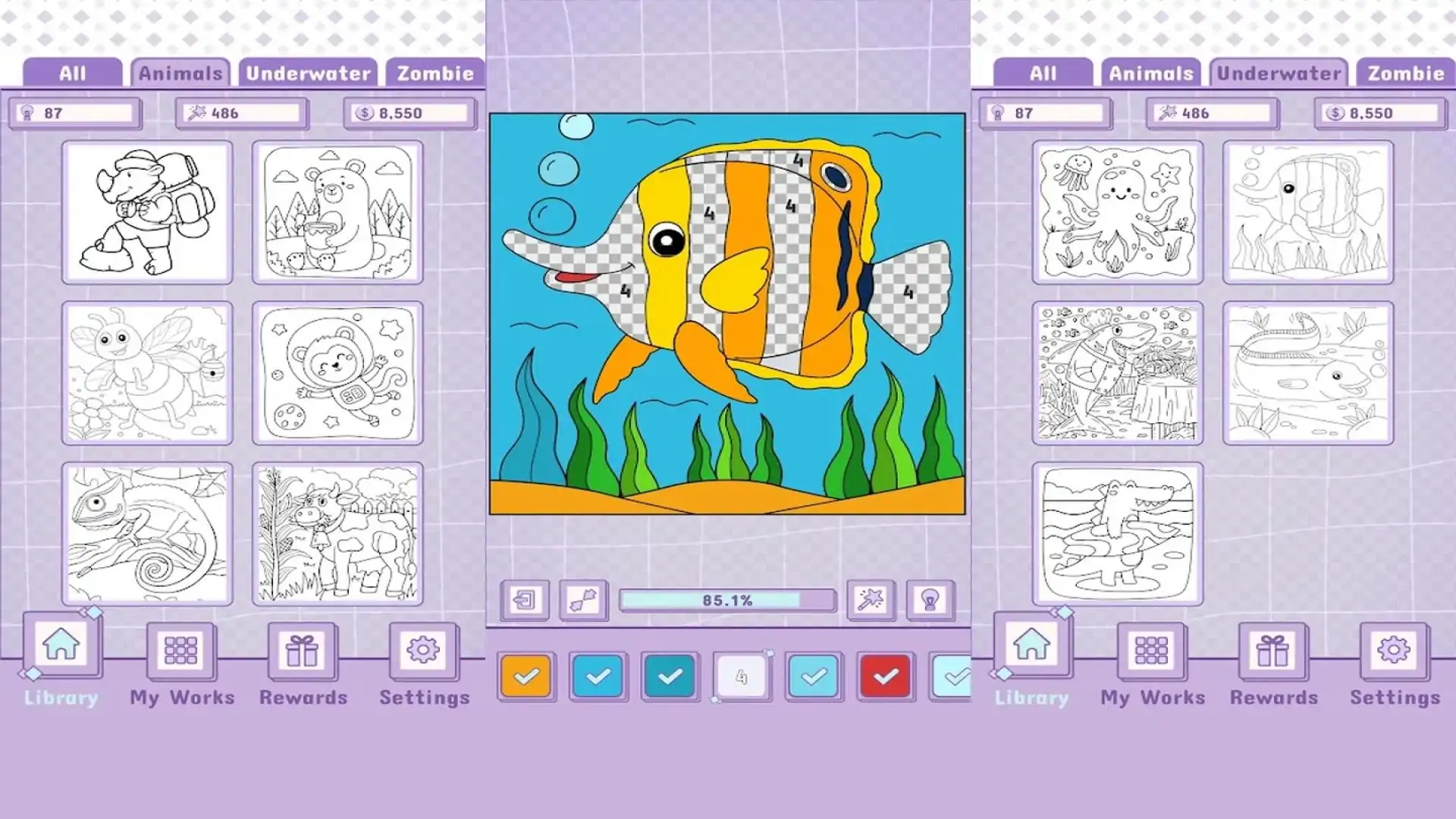 ColorJoy：按数字填色