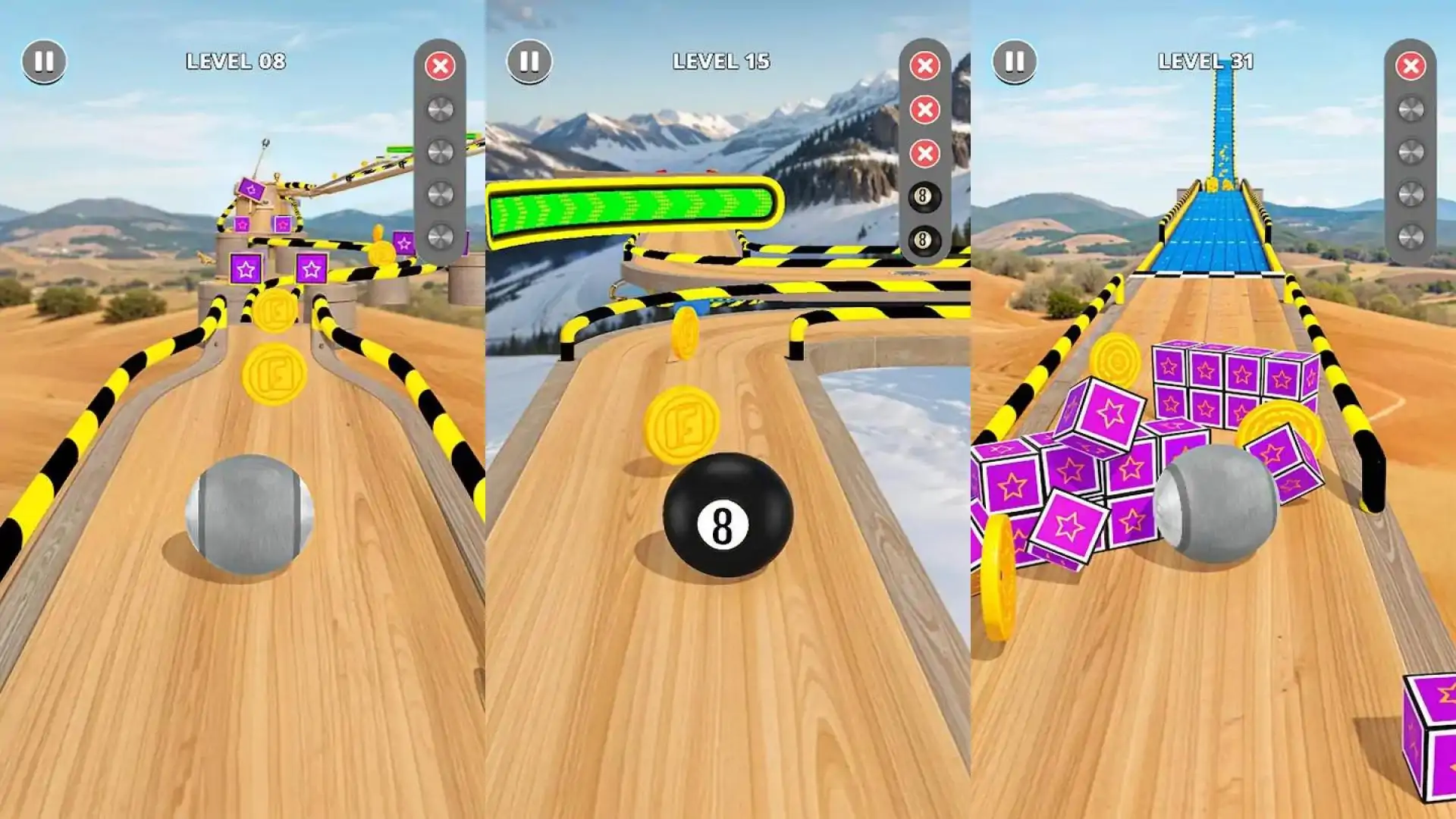 天空滚球奔跑3D