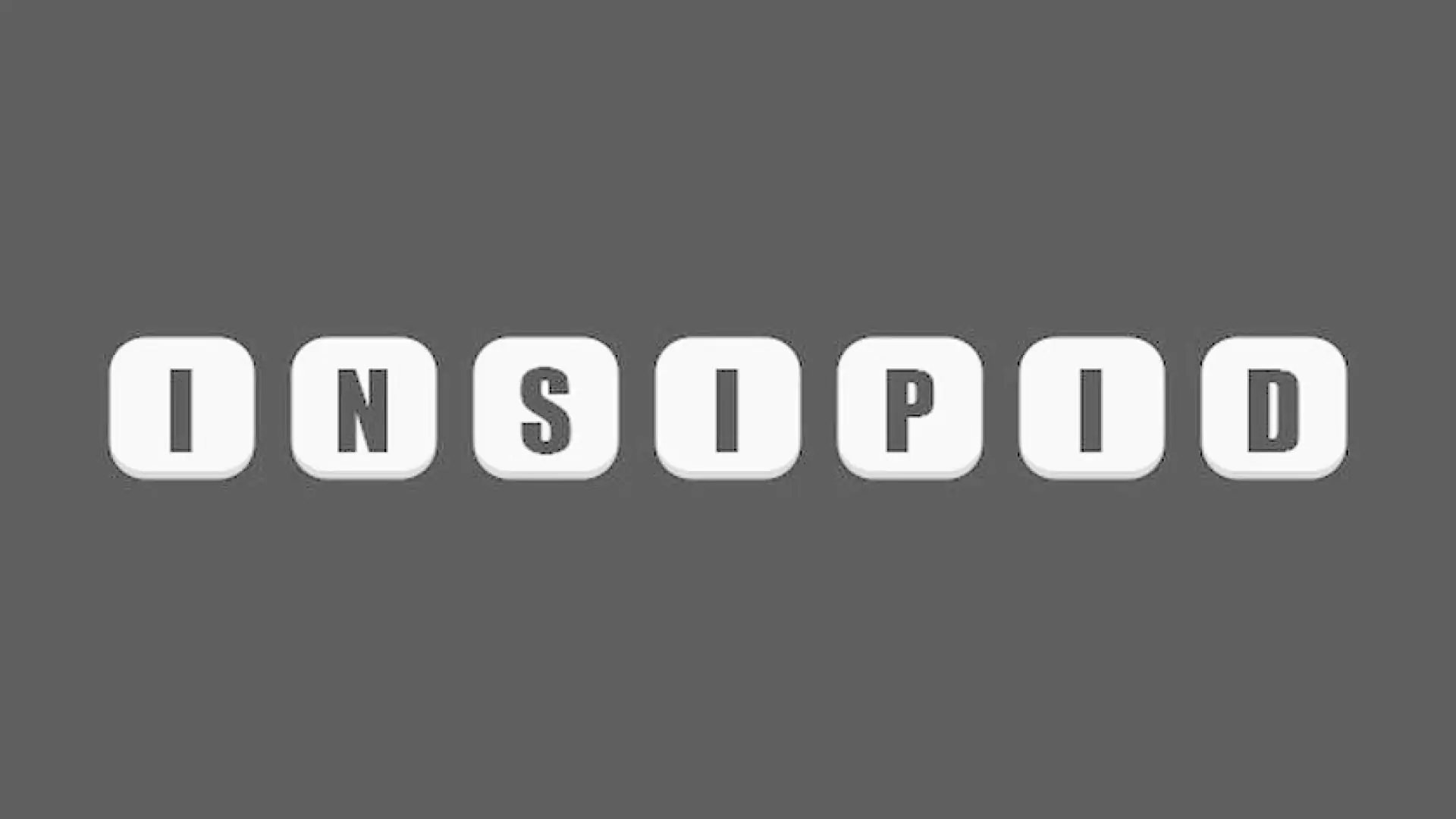 Insipid