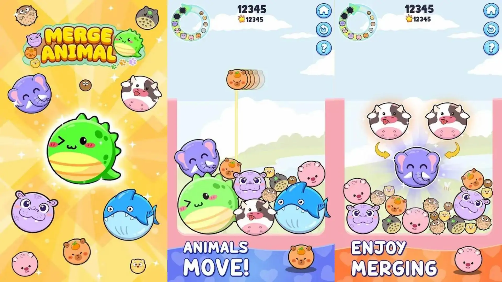 AnimalDrop：可爱的合并游戏