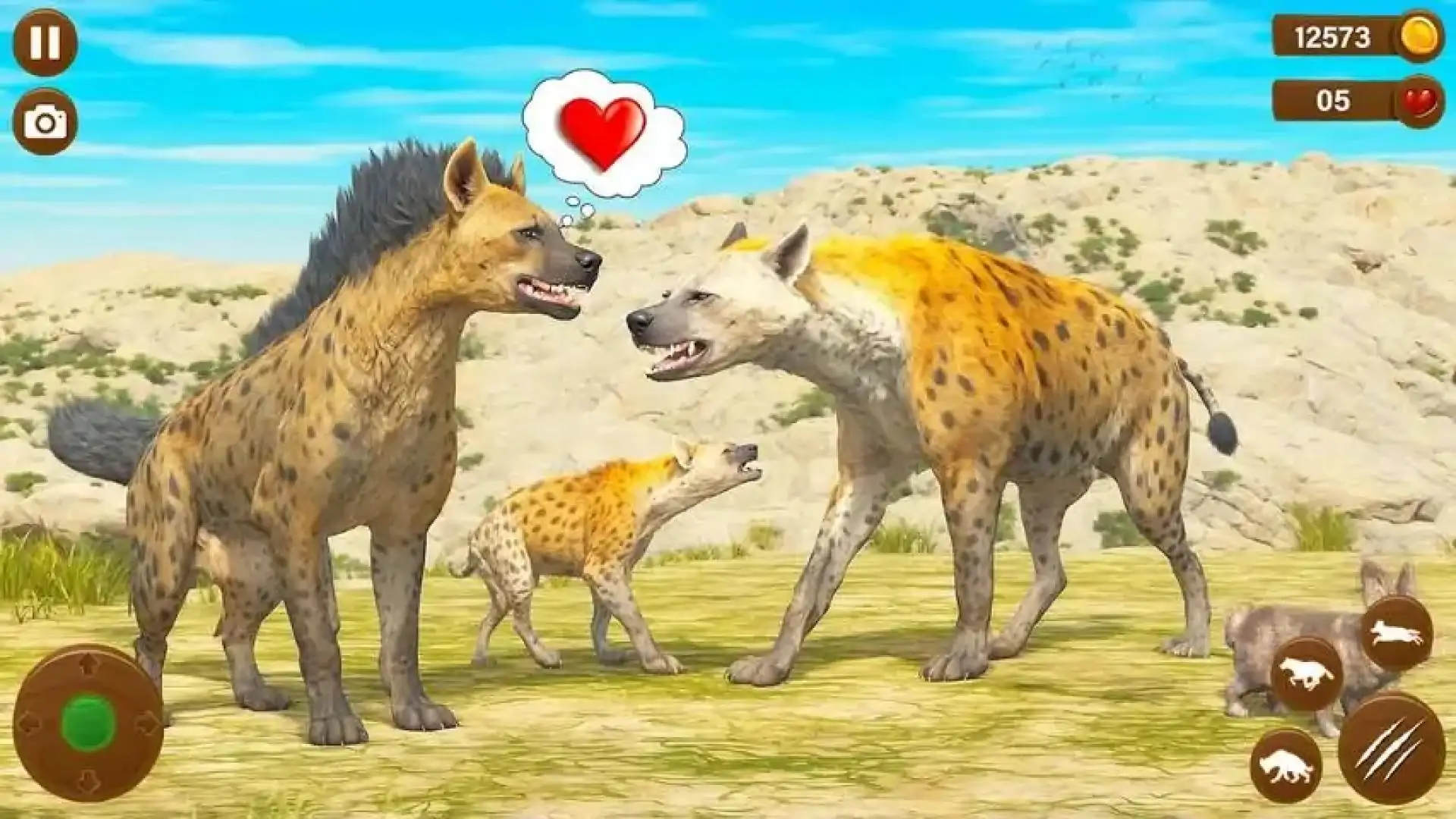 野生鬣狗家庭生活模拟