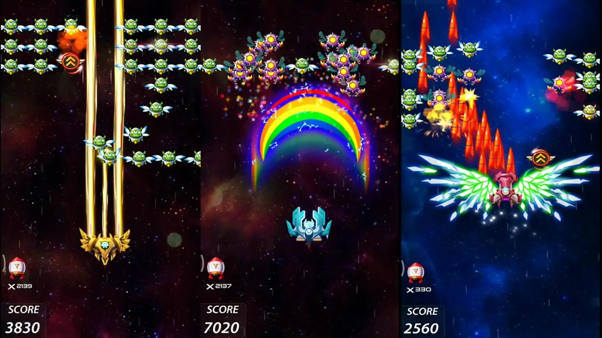 GalaxyInvader：无限射击