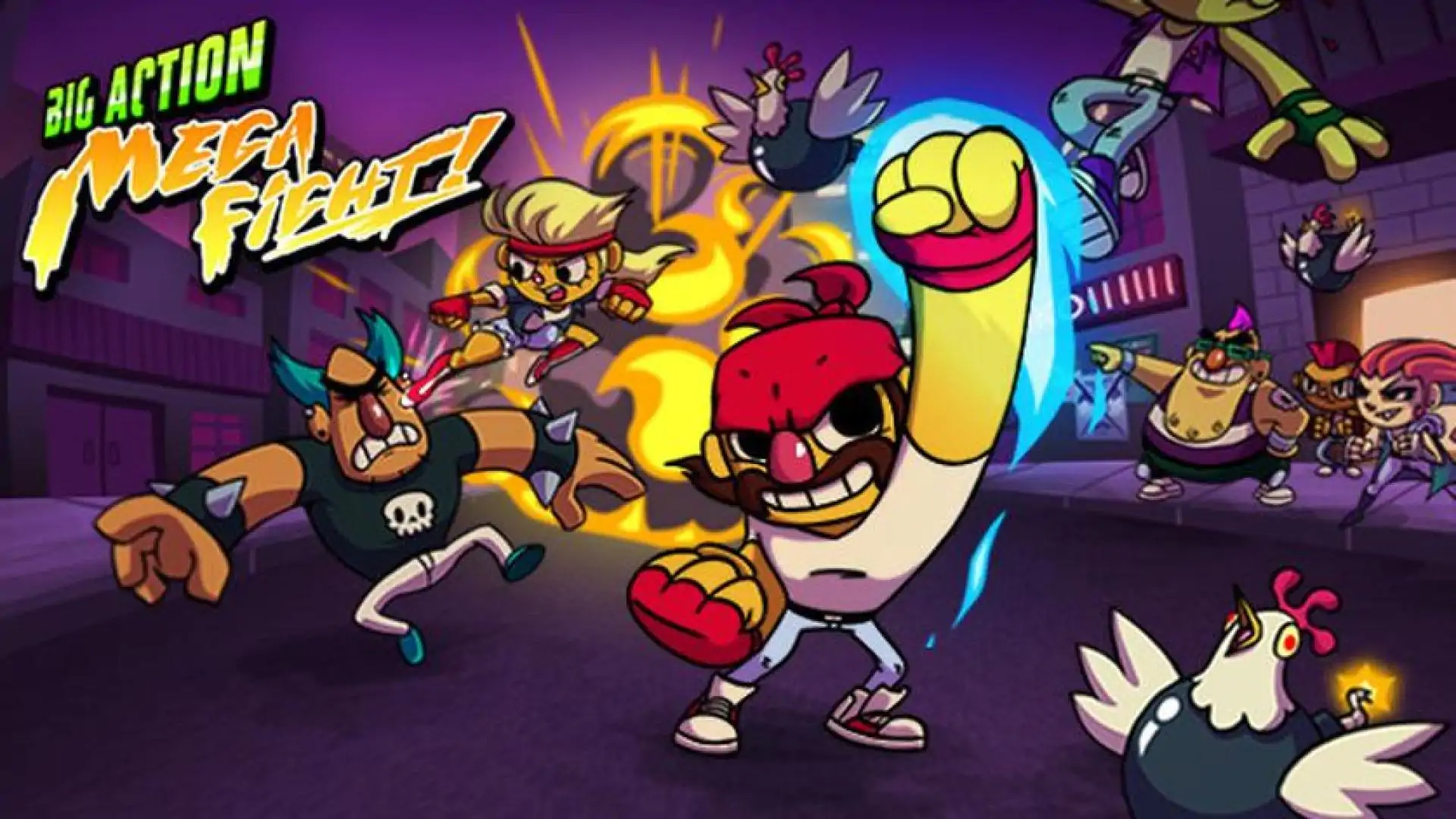 Big Action Mega Fight!
