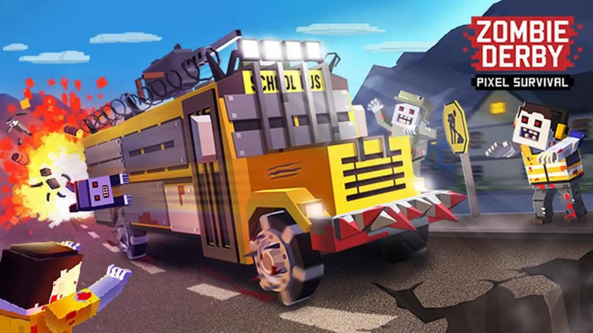 Zombie Derby: Pixel Survival