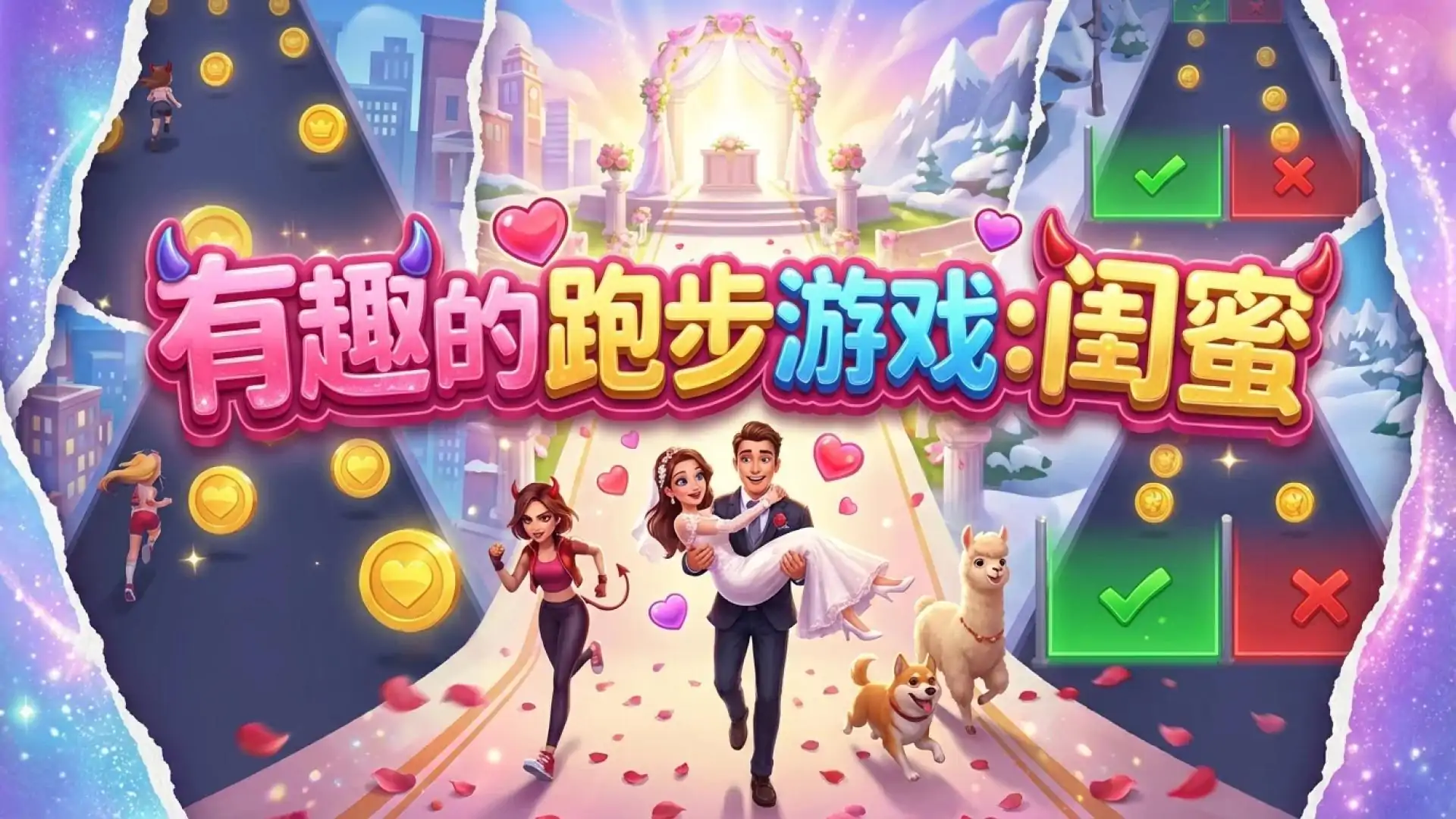 有趣的跑步游戏：闺蜜