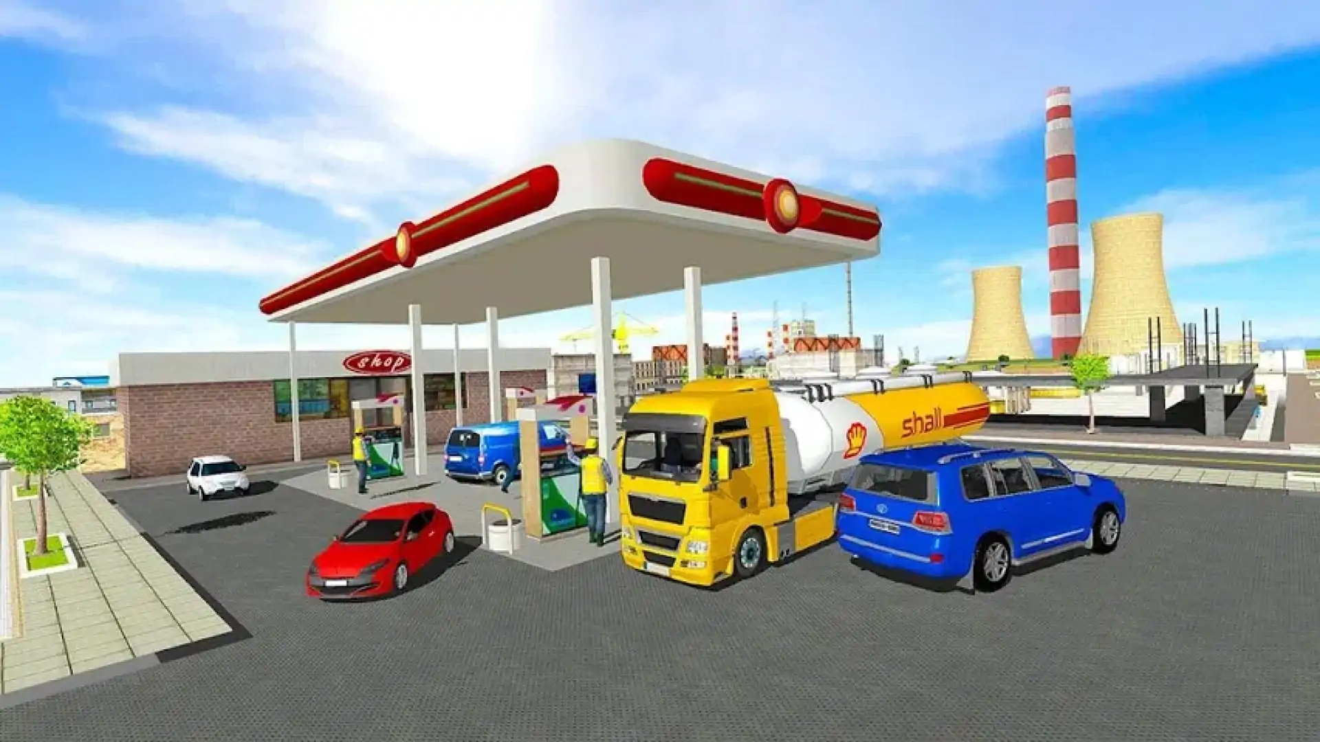 城市油轮司机运输车燃料卡车2019年