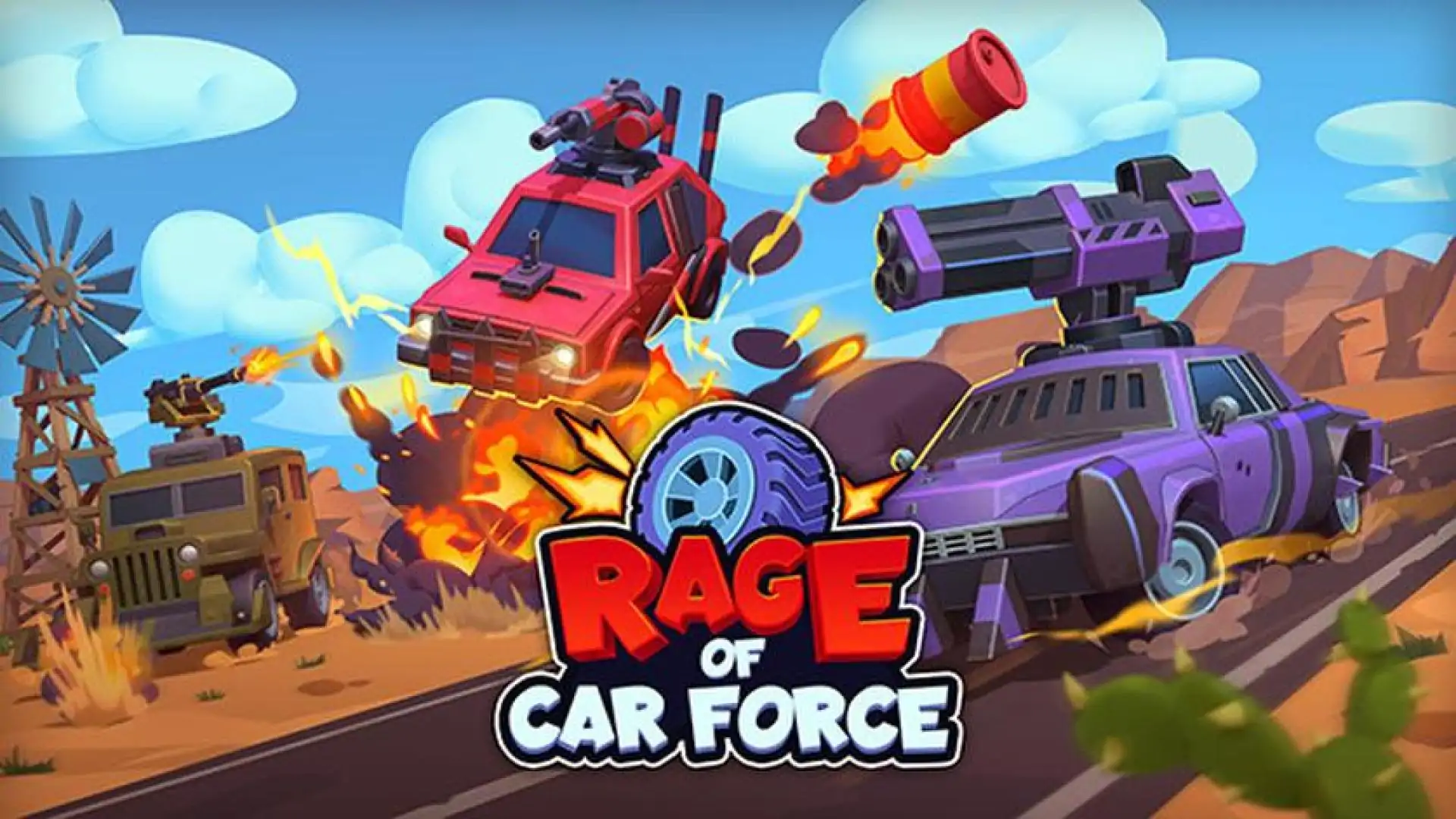 Rage of Car Force: 汽车大战动作游戏