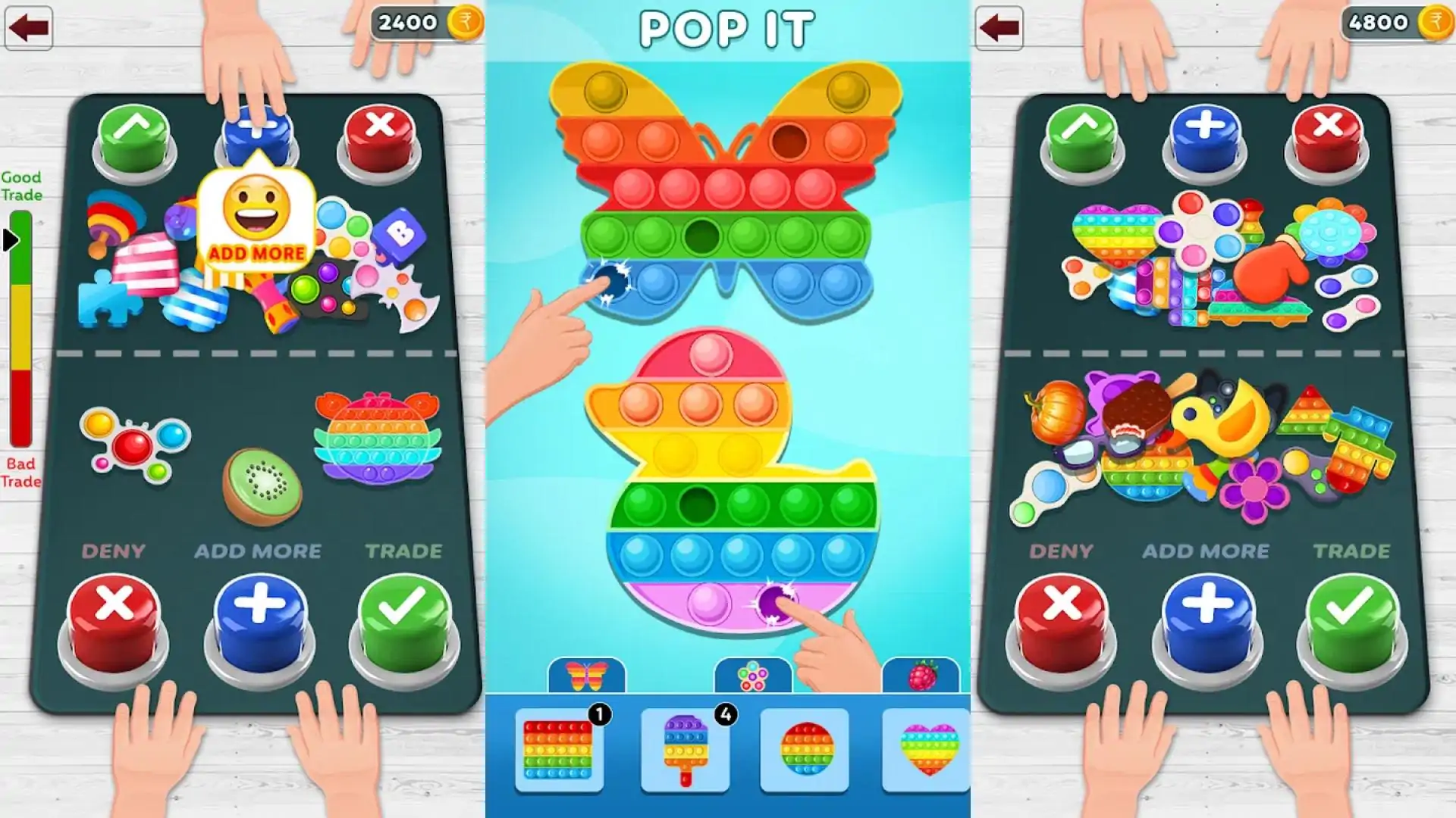 FidgetTradingPopit3D玩具