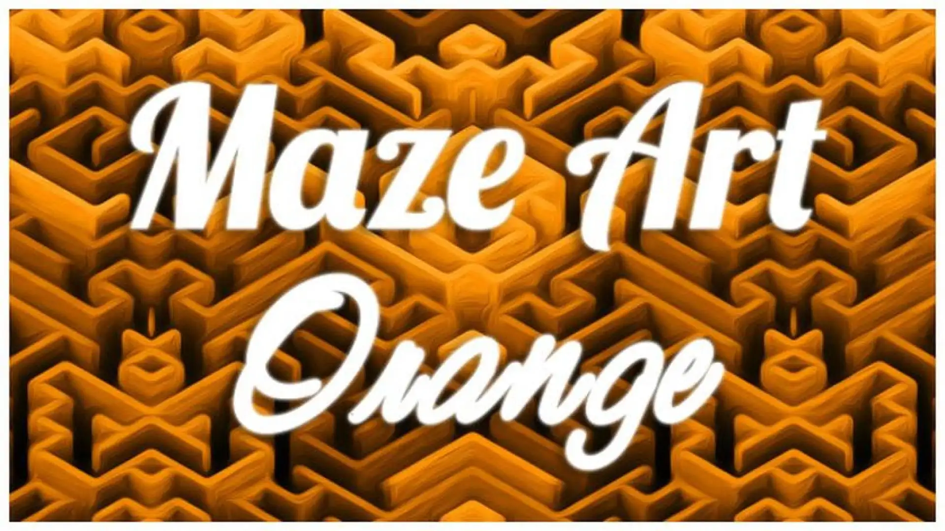 Maze Art: Orange