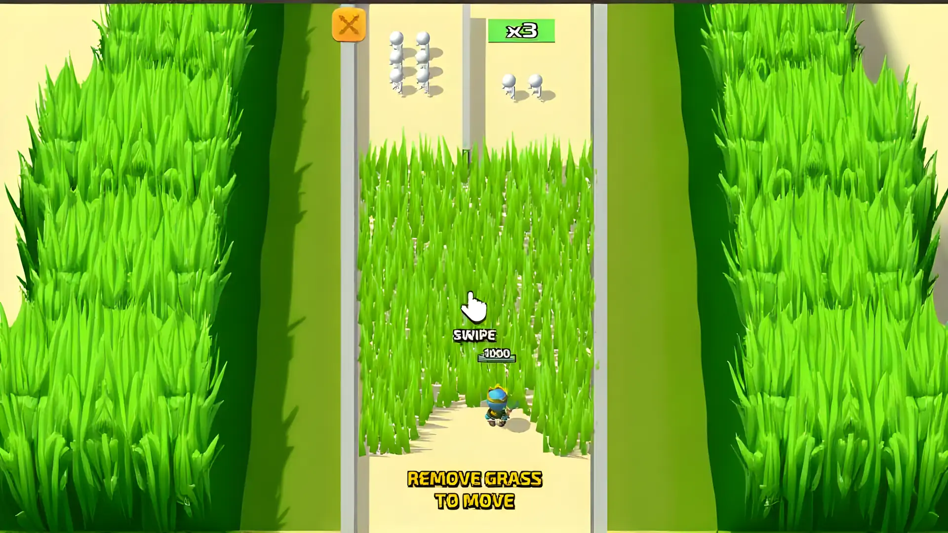 StickmanKing：清除草和雪