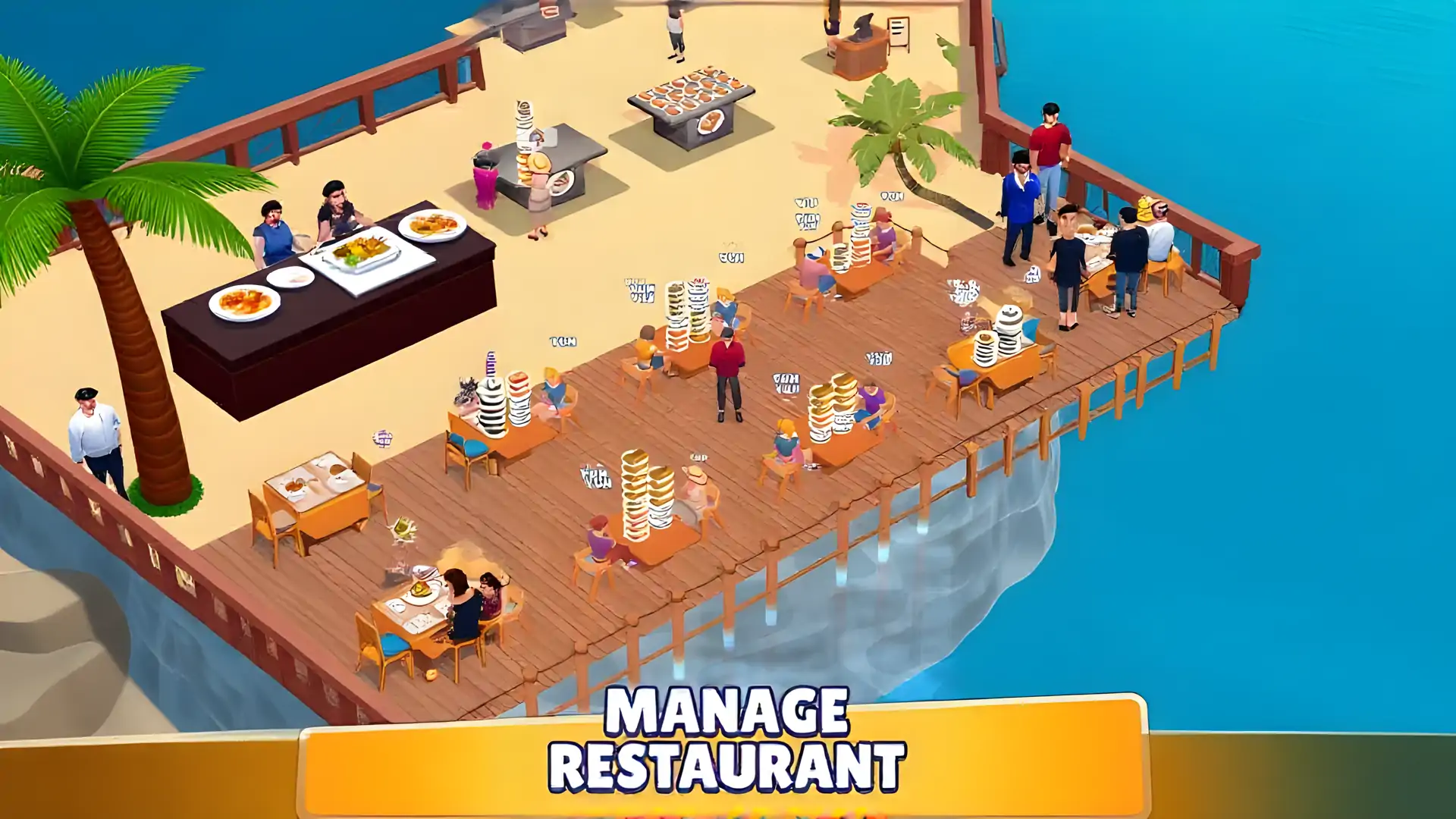 海滩自助餐