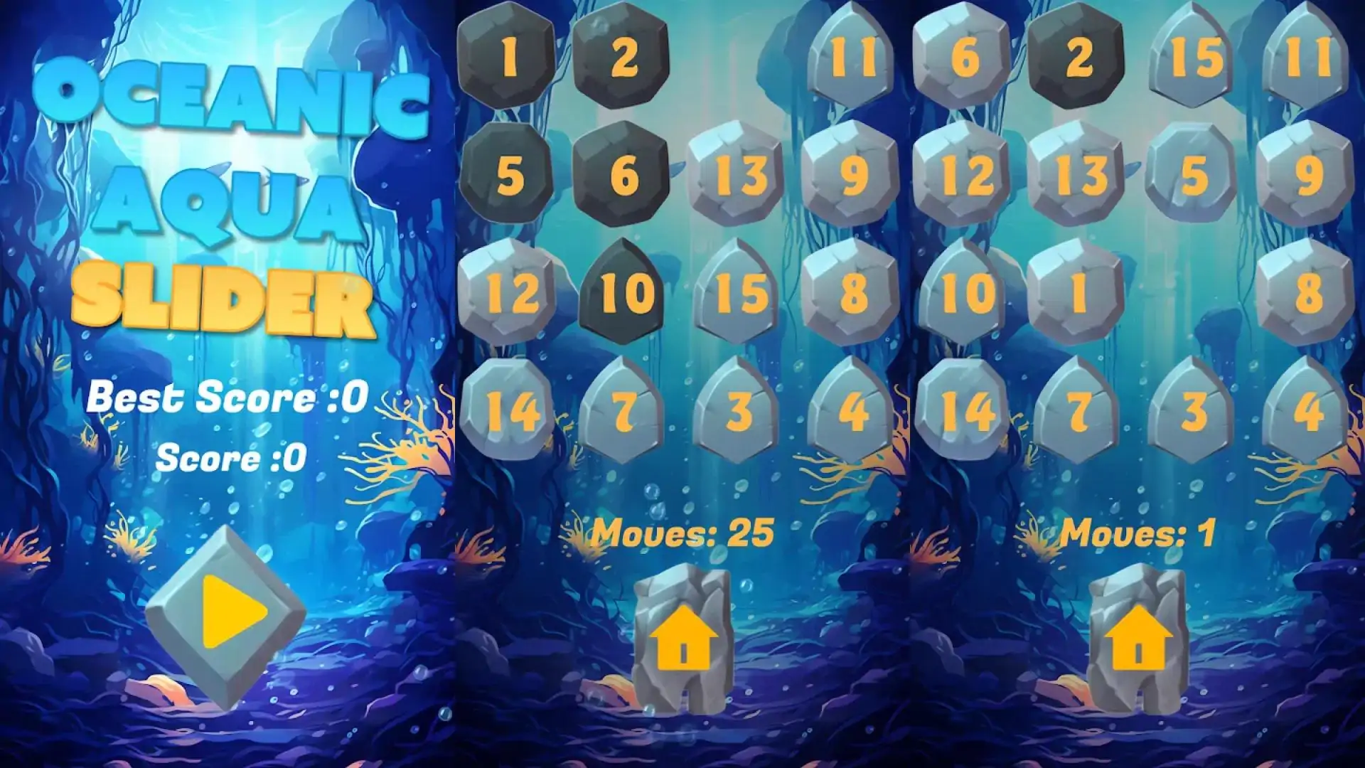 海洋水族滑块