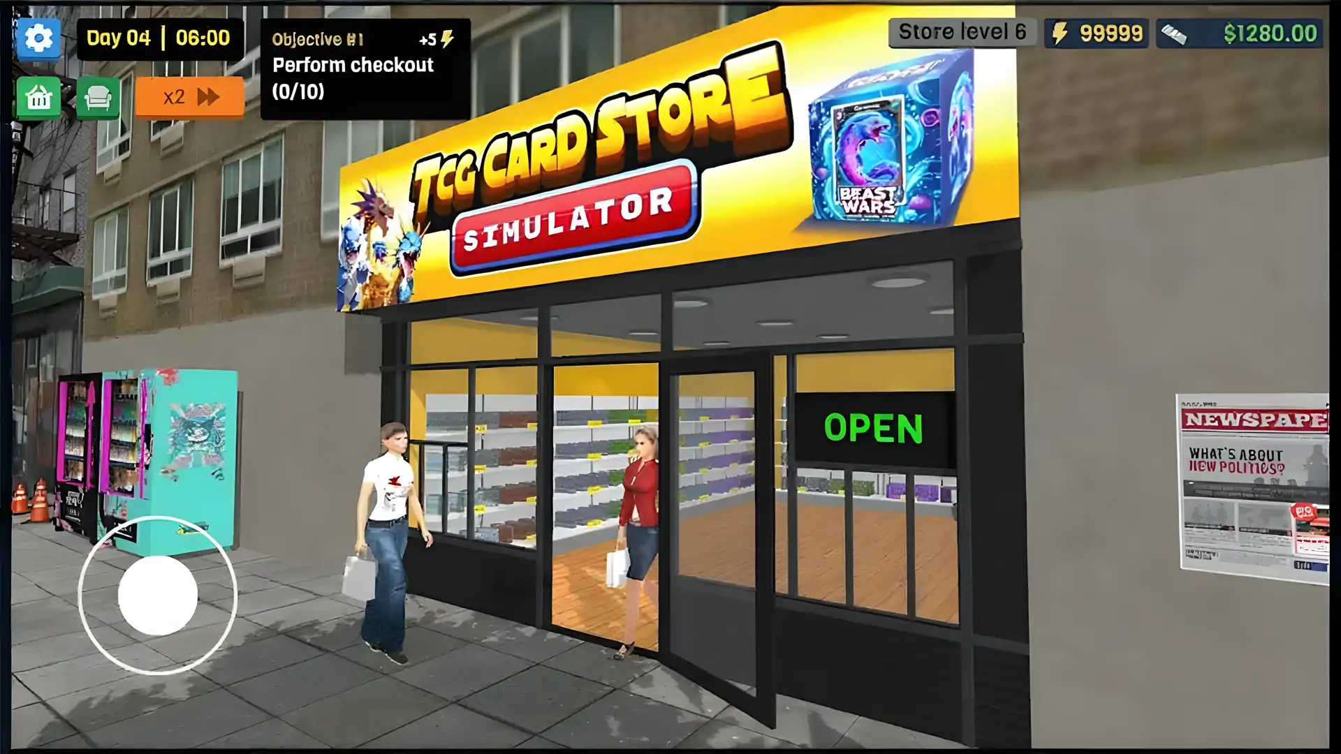 TCG卡牌商店模拟器3D