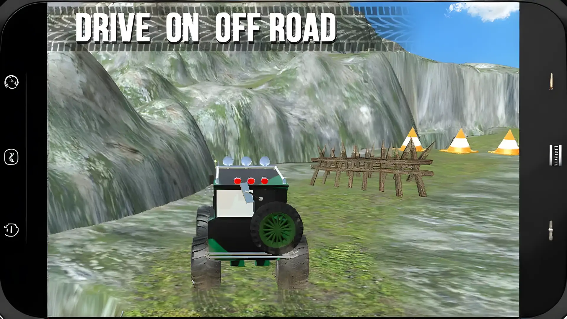 山地车4X4爬坡