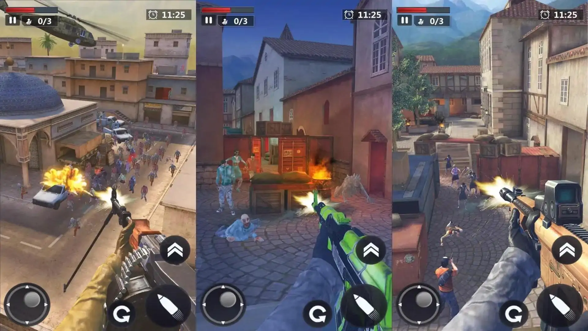 僵尸生存：FPS射击者