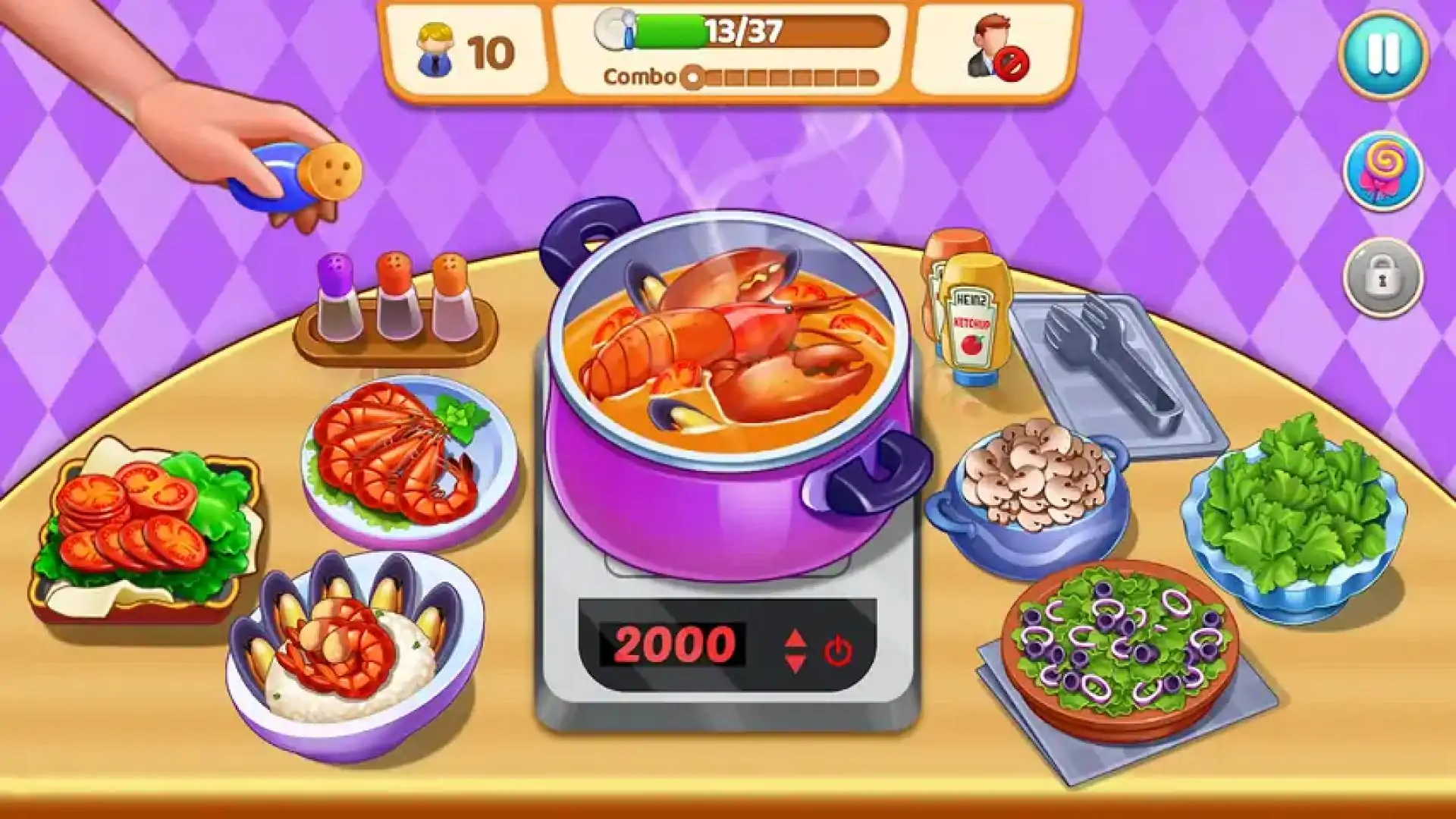 烹饪大厨：疯狂晚餐游戏