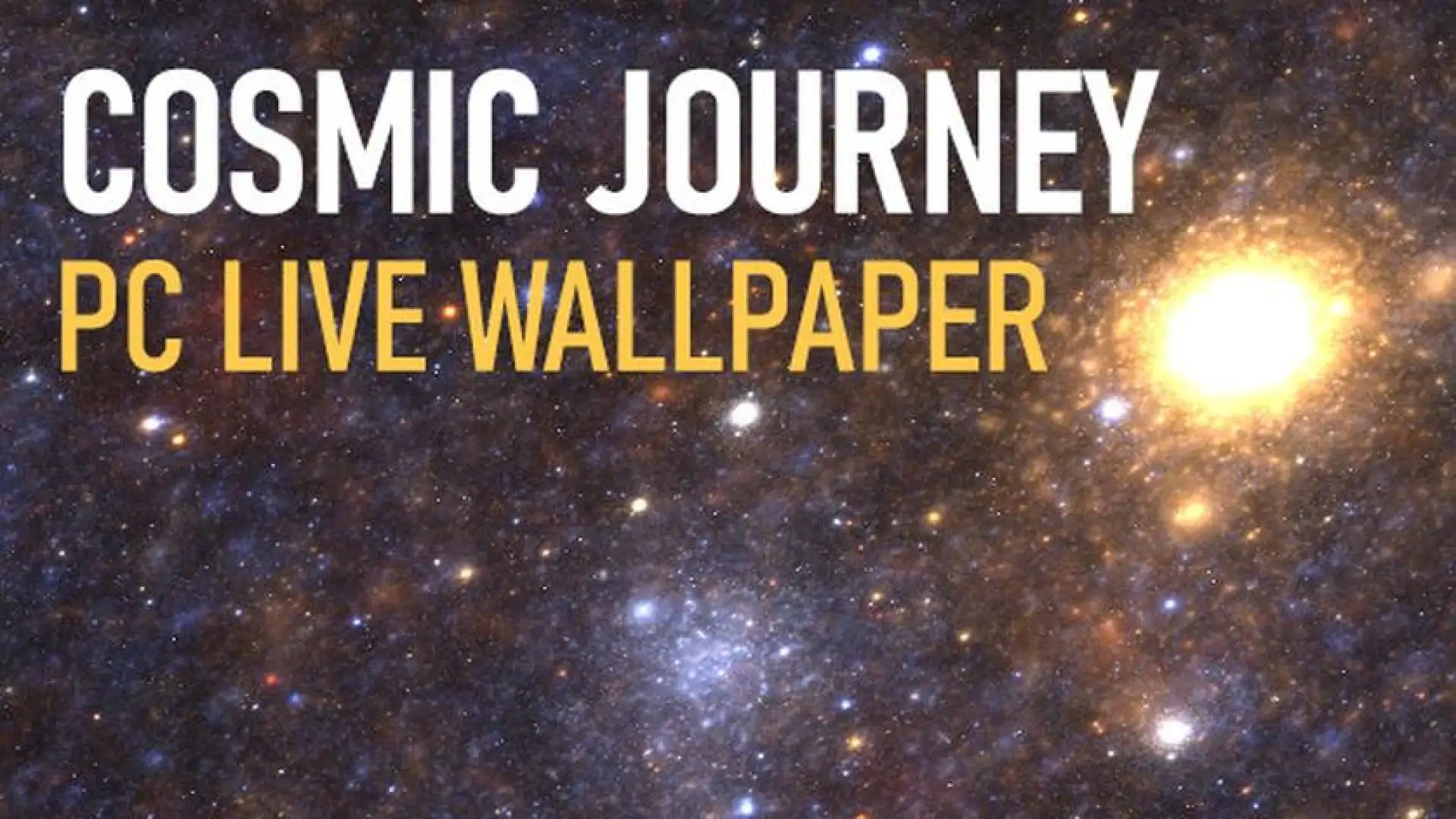 Cosmic Journey PC Live Wallpaper