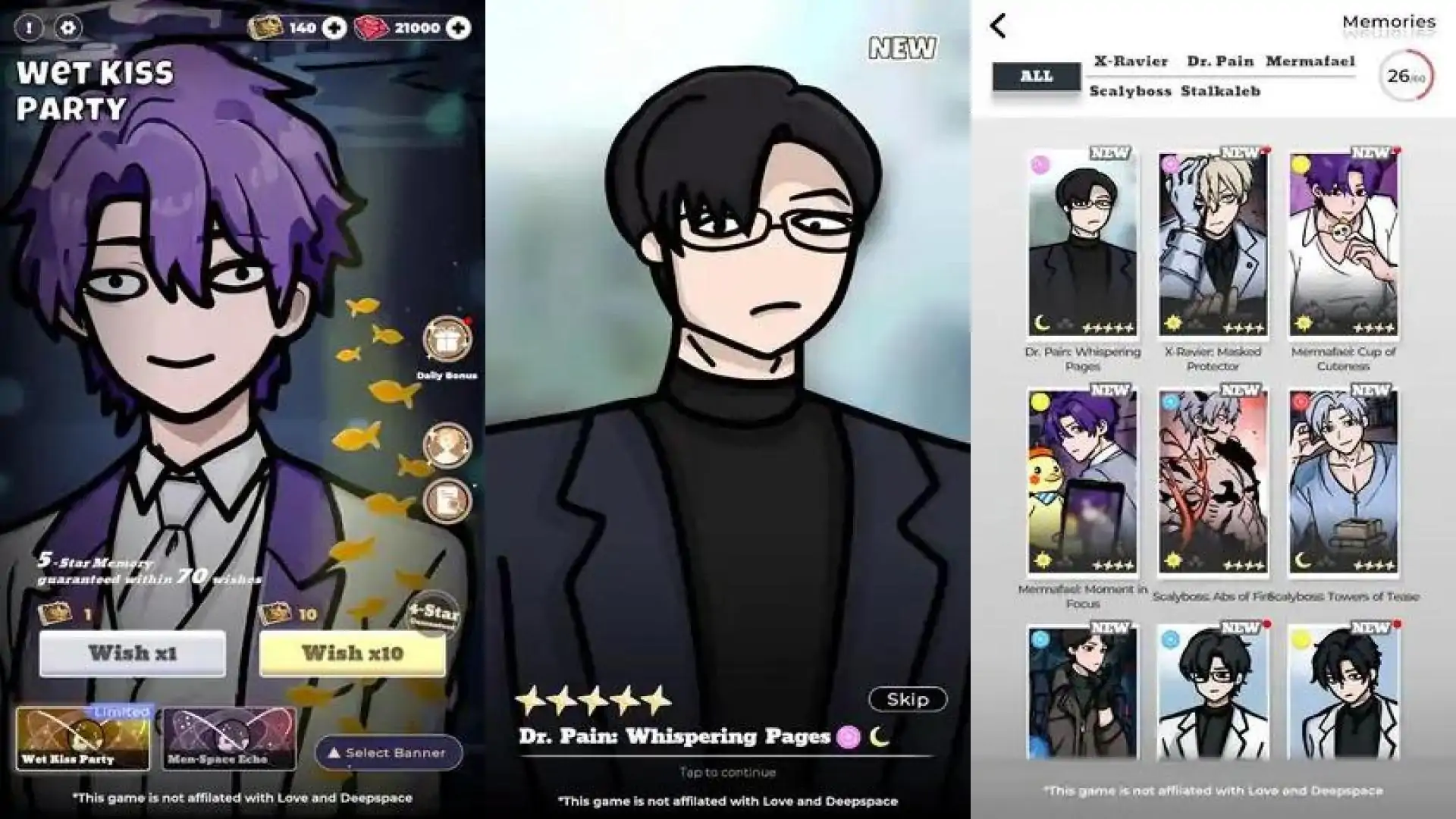 Lovely Wisher（恋与深空同人抽卡）