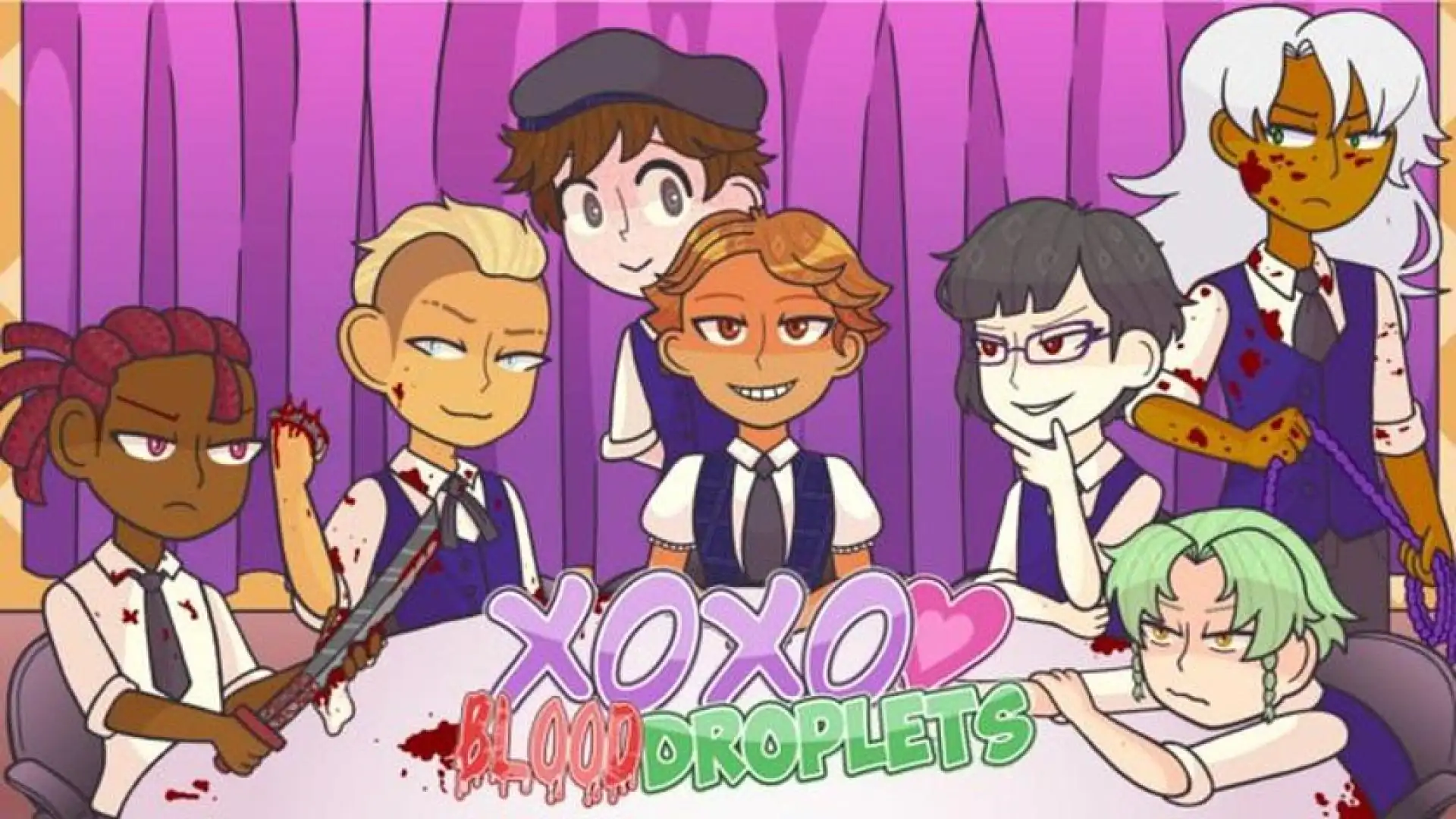 XOXO Blood Droplets