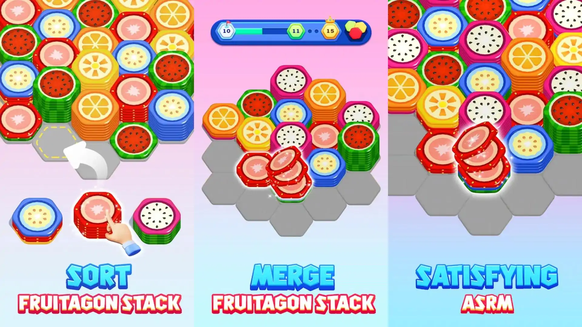 Fruitagon：堆栈排序