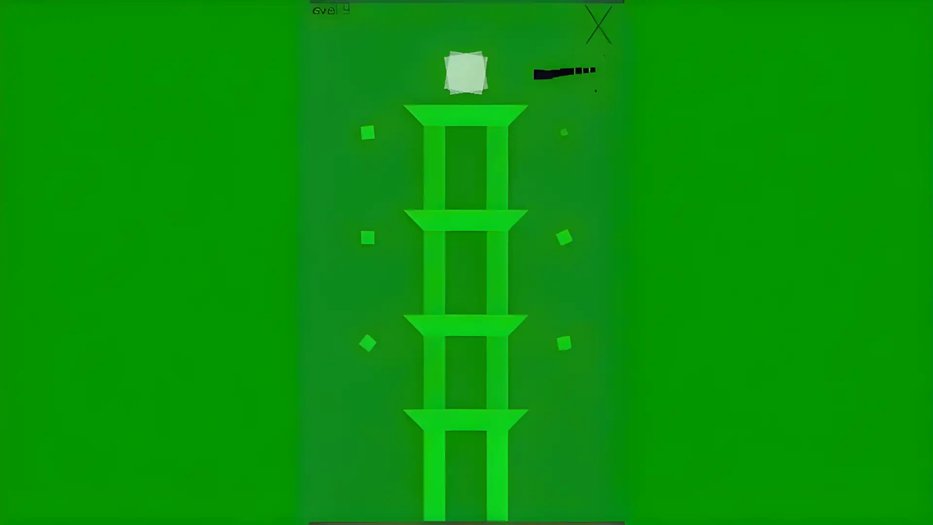 绿色的。