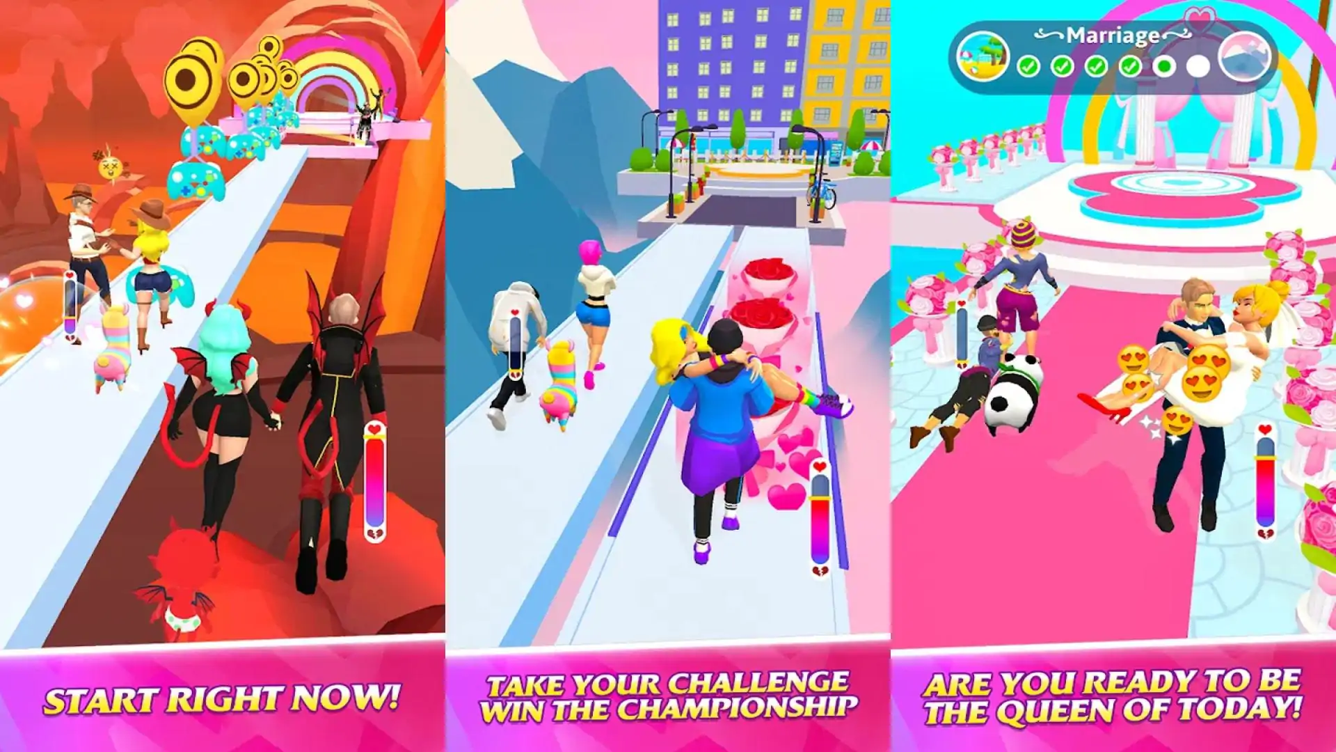 有趣的跑步游戏：闺蜜