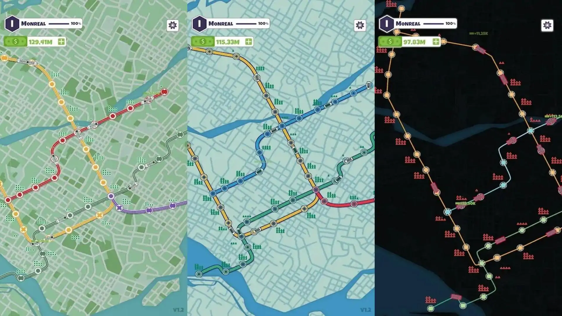 放置连接!地铁地图
