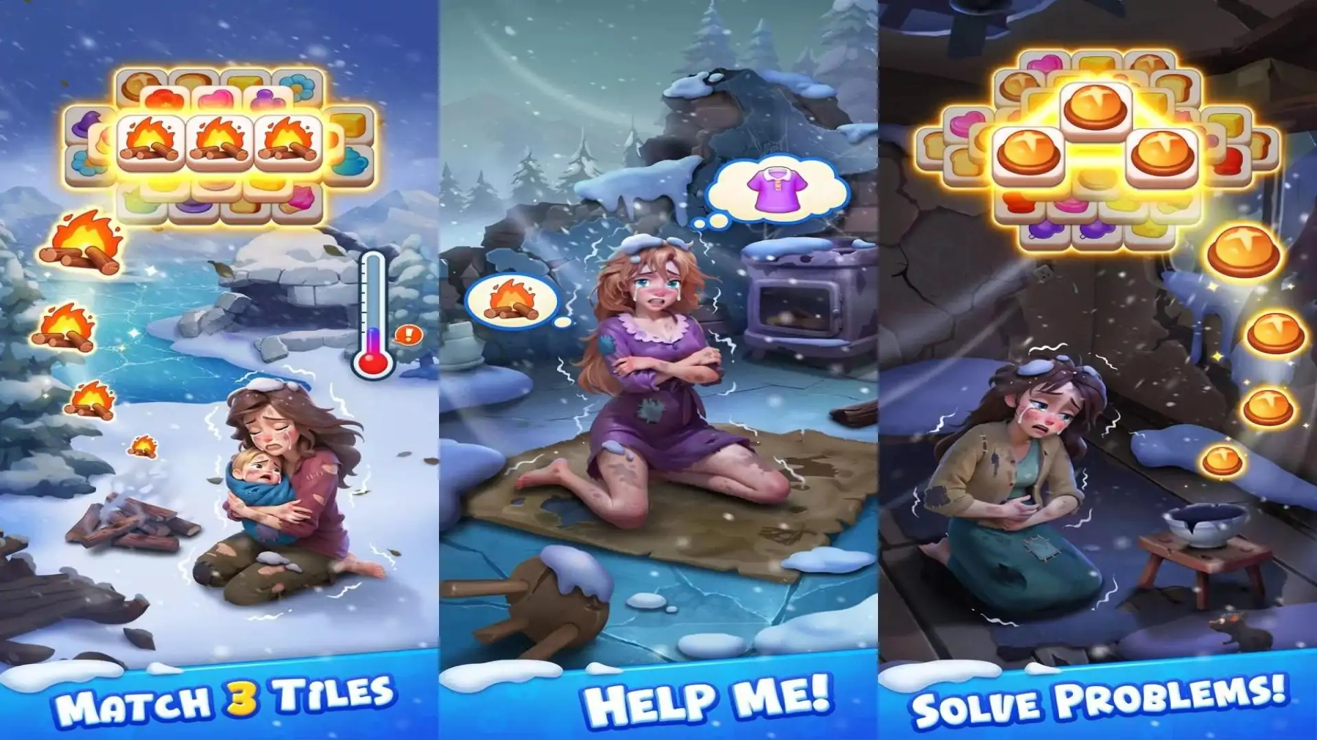 梦想瓷砖：三重比赛游戏