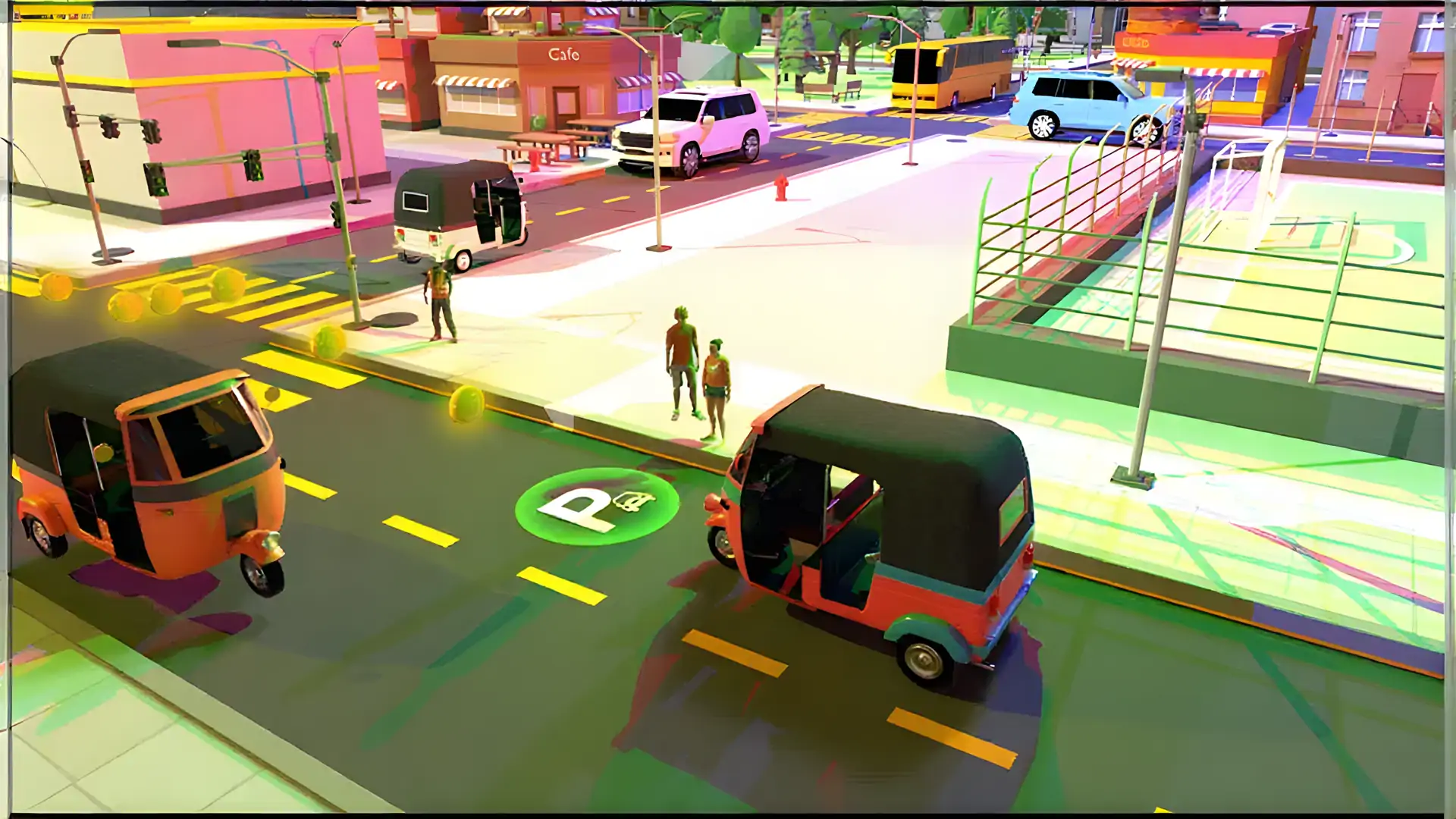笃笃人力车：3D游戏