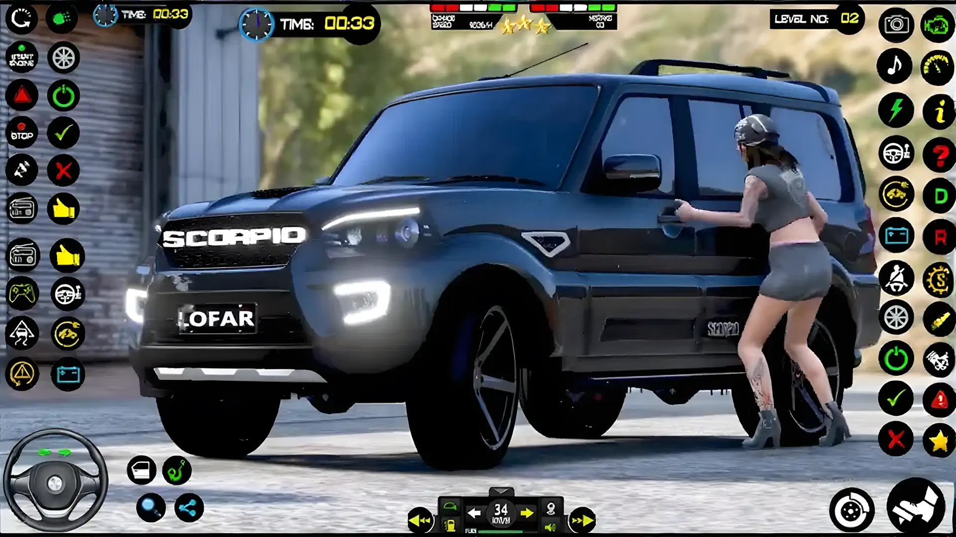 不可能的吉普车游戏3D