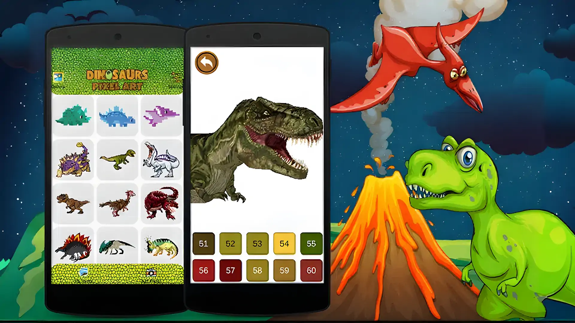 恐龙像素艺术-沙盒