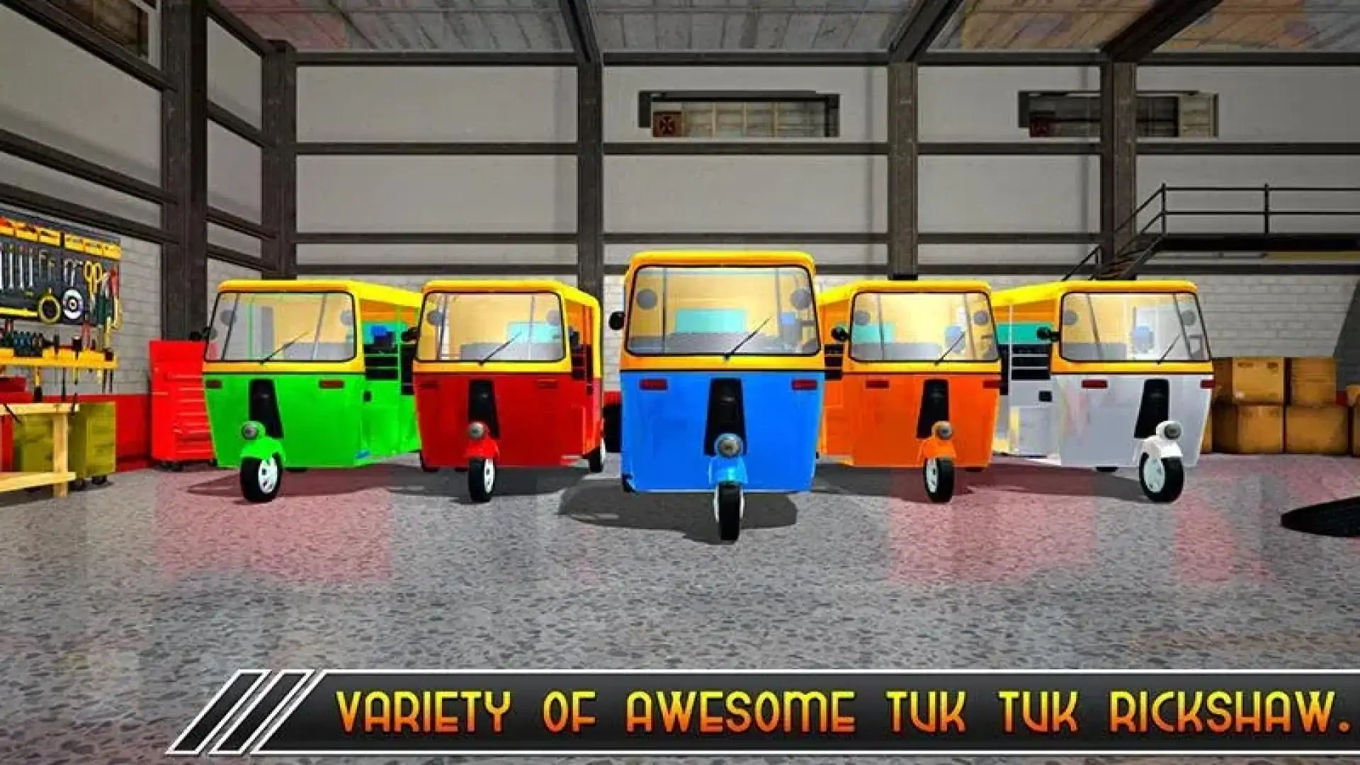 越野TukTuk上坡驱动程序
