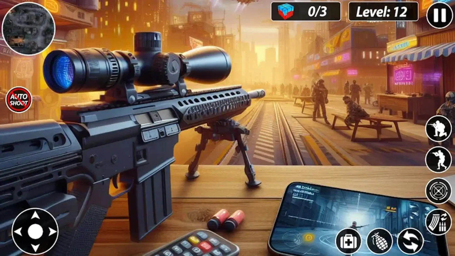 狙击手3D：FPS射击游戏