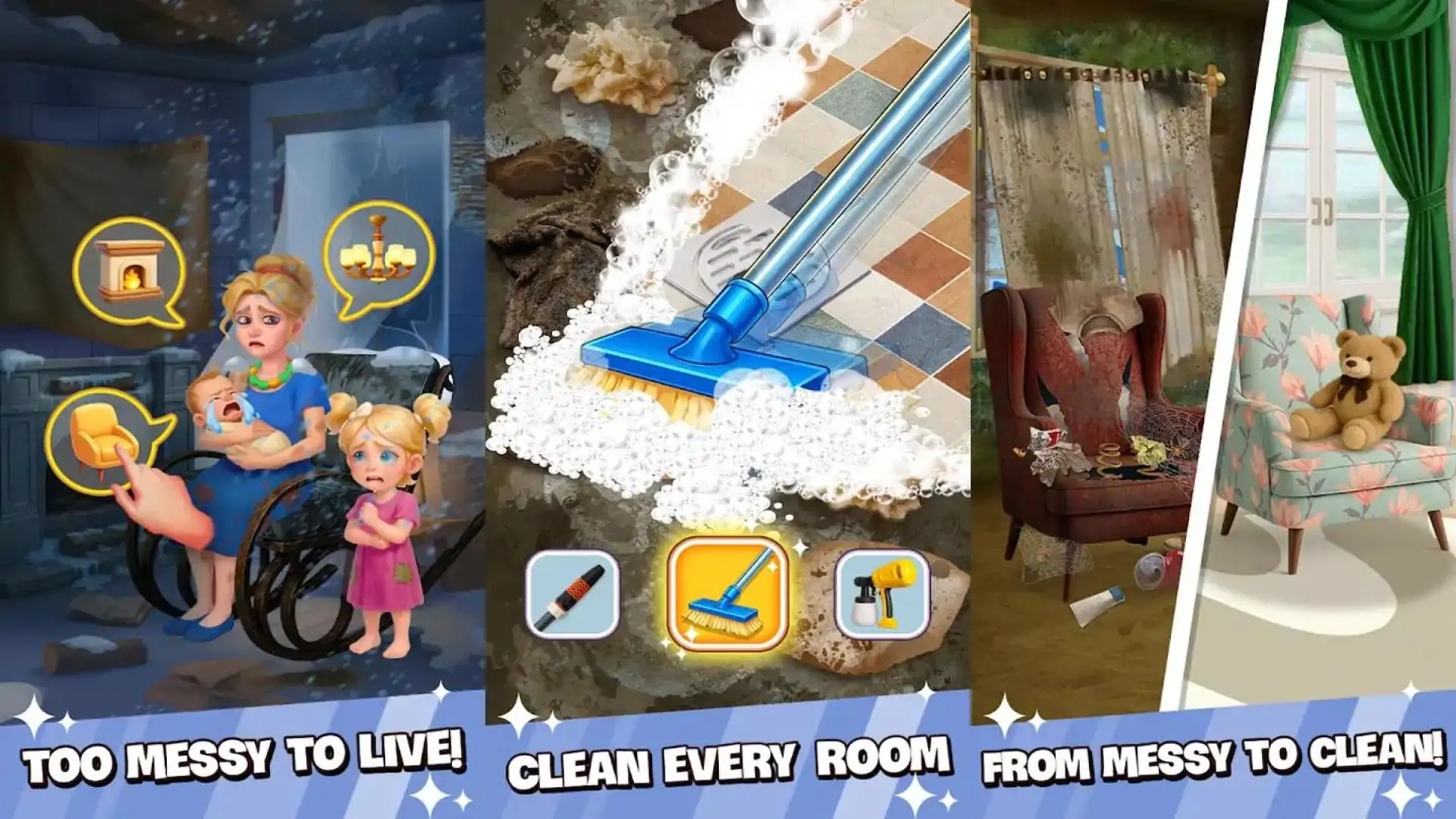 家居清洁：满意的ASMR