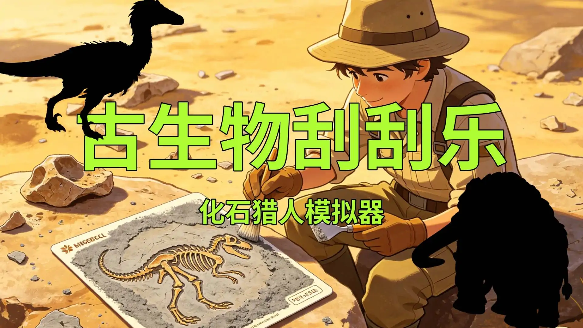 化石刮刮乐(赌石古生物版)
