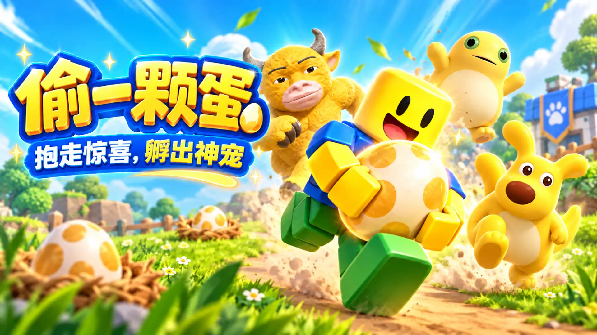 偷一颗蛋（黄色三幻神版）