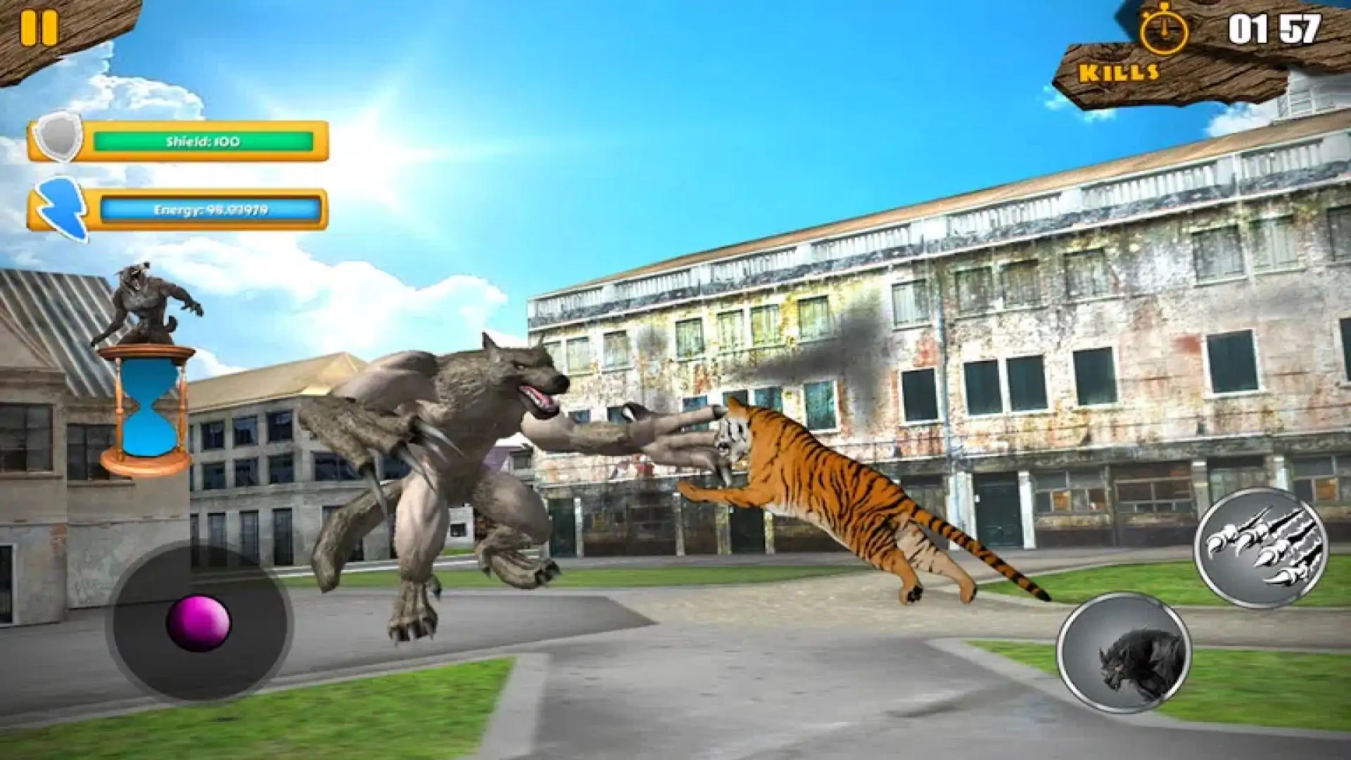 WereWolf攻击：城市生存模拟器3D