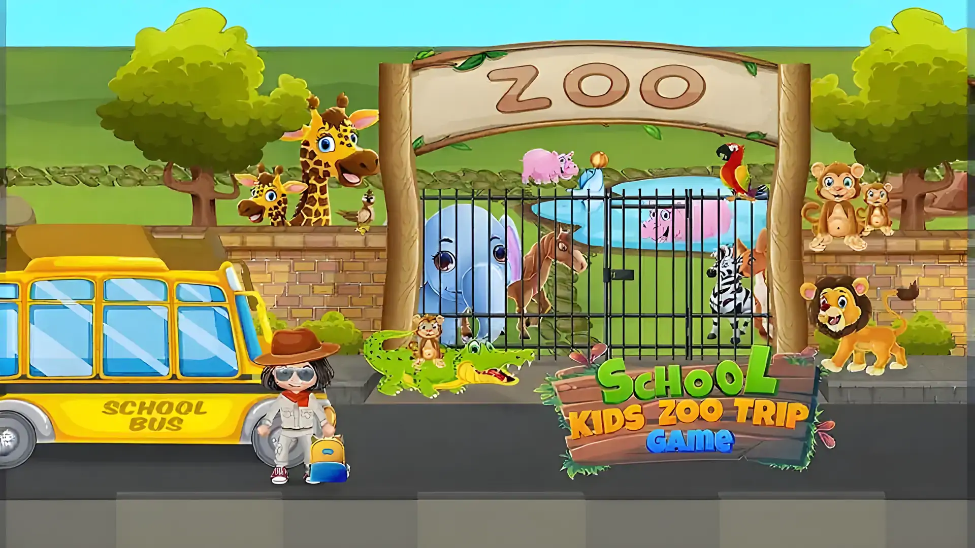 学校动物园旅行：SafariAnimalParkTour