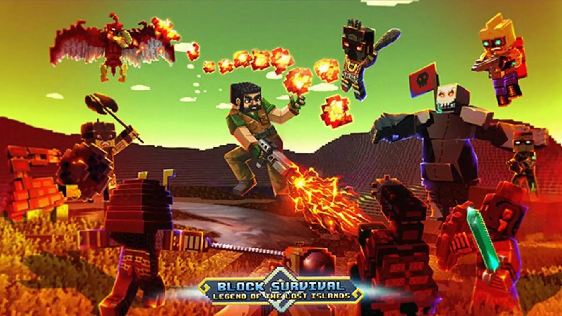 Block Survival: Legend of the Lost Islands