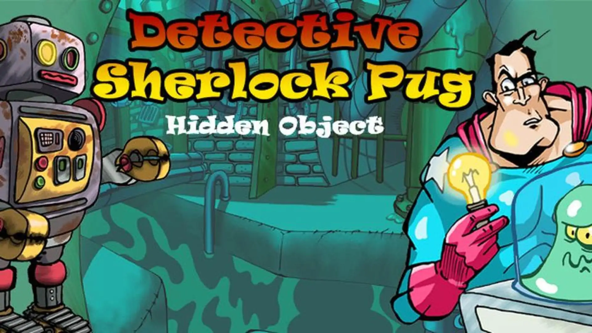 Detective Sherlock Pug - Hidden Object. Relaxing games