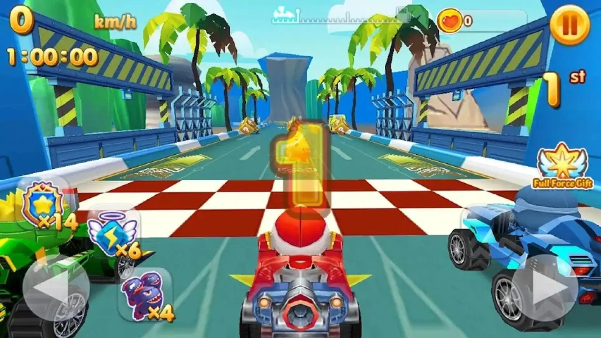 ToonRobo有趣的赛车