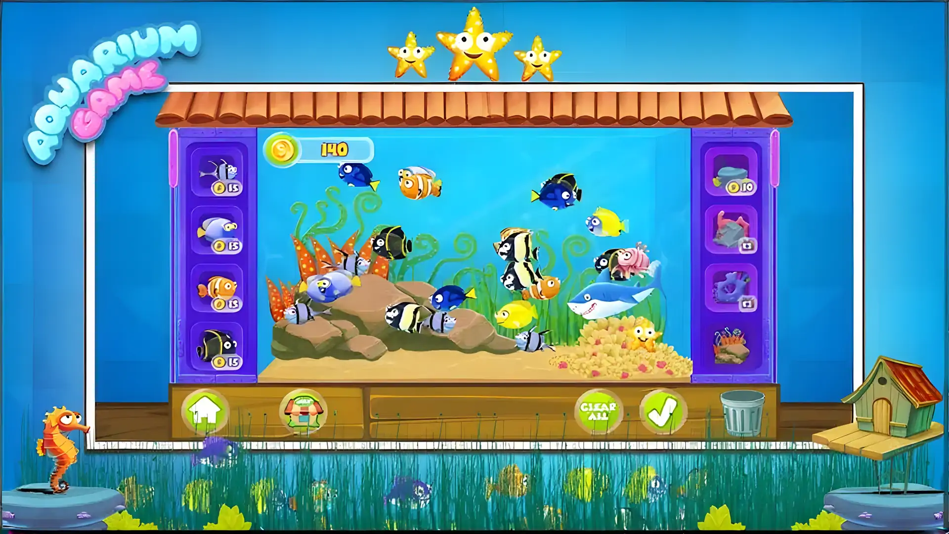 可爱的鱼水族馆