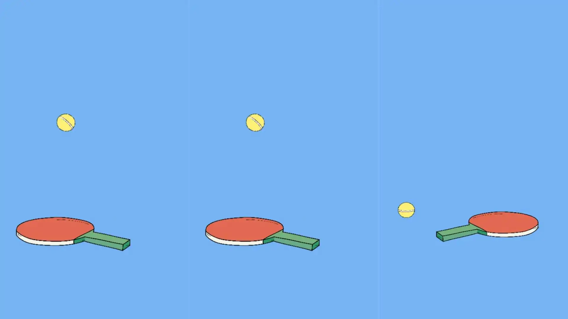 乒乓球杂耍