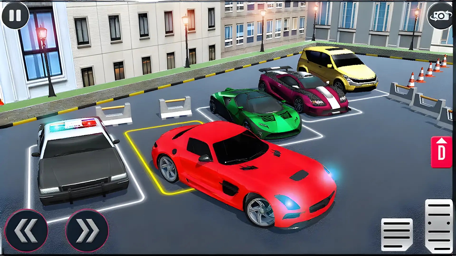 停车场游戏3D汽车游戏