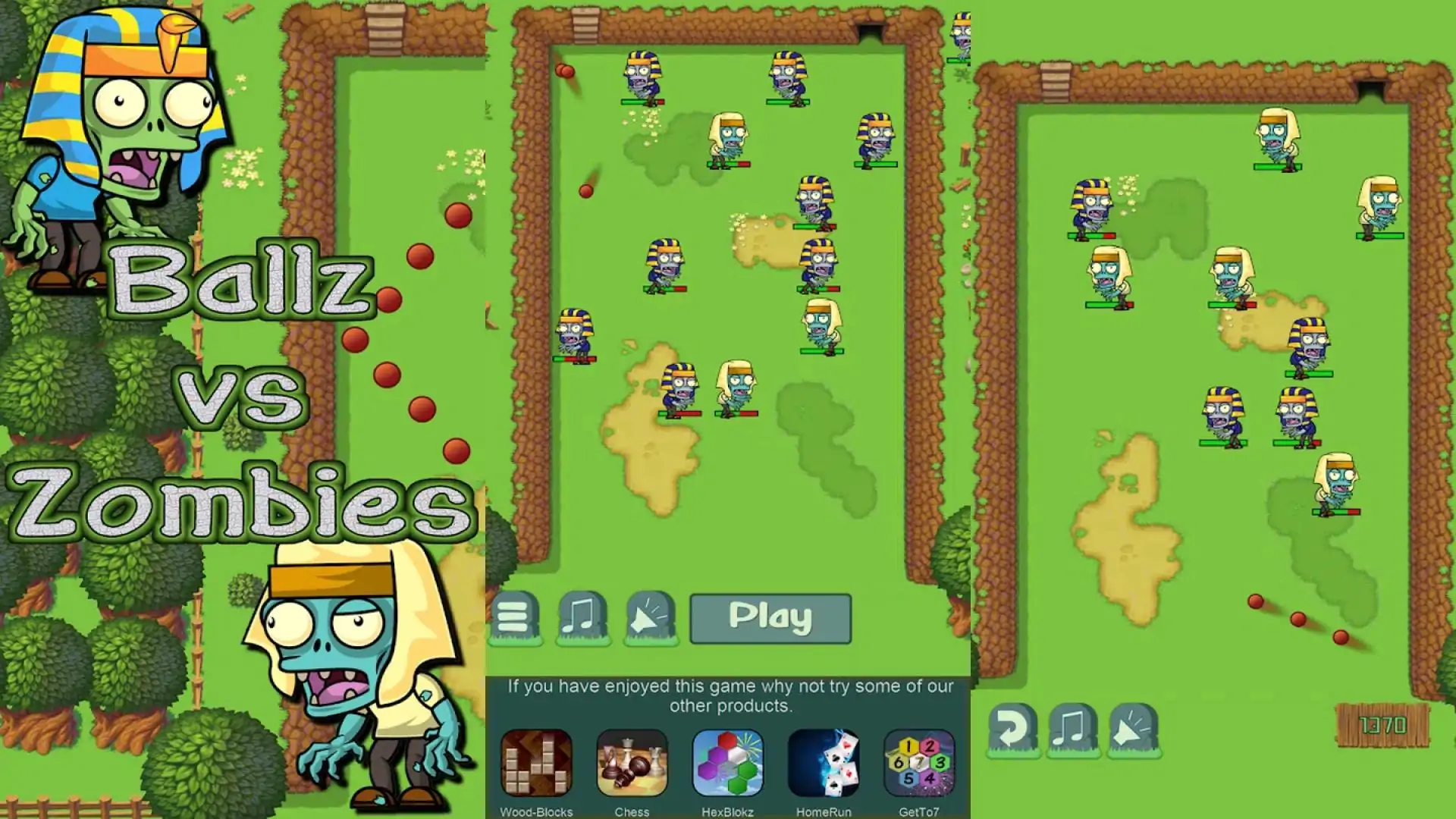 BallzvsZombies，杀死僵尸