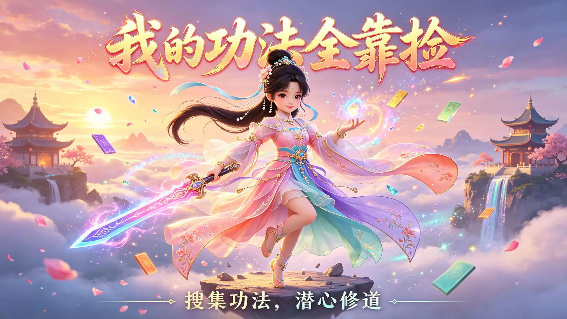 我的功法全靠捡