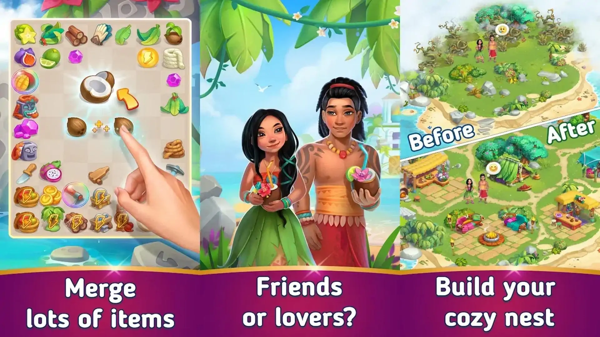 合并岛民：魔法谜题