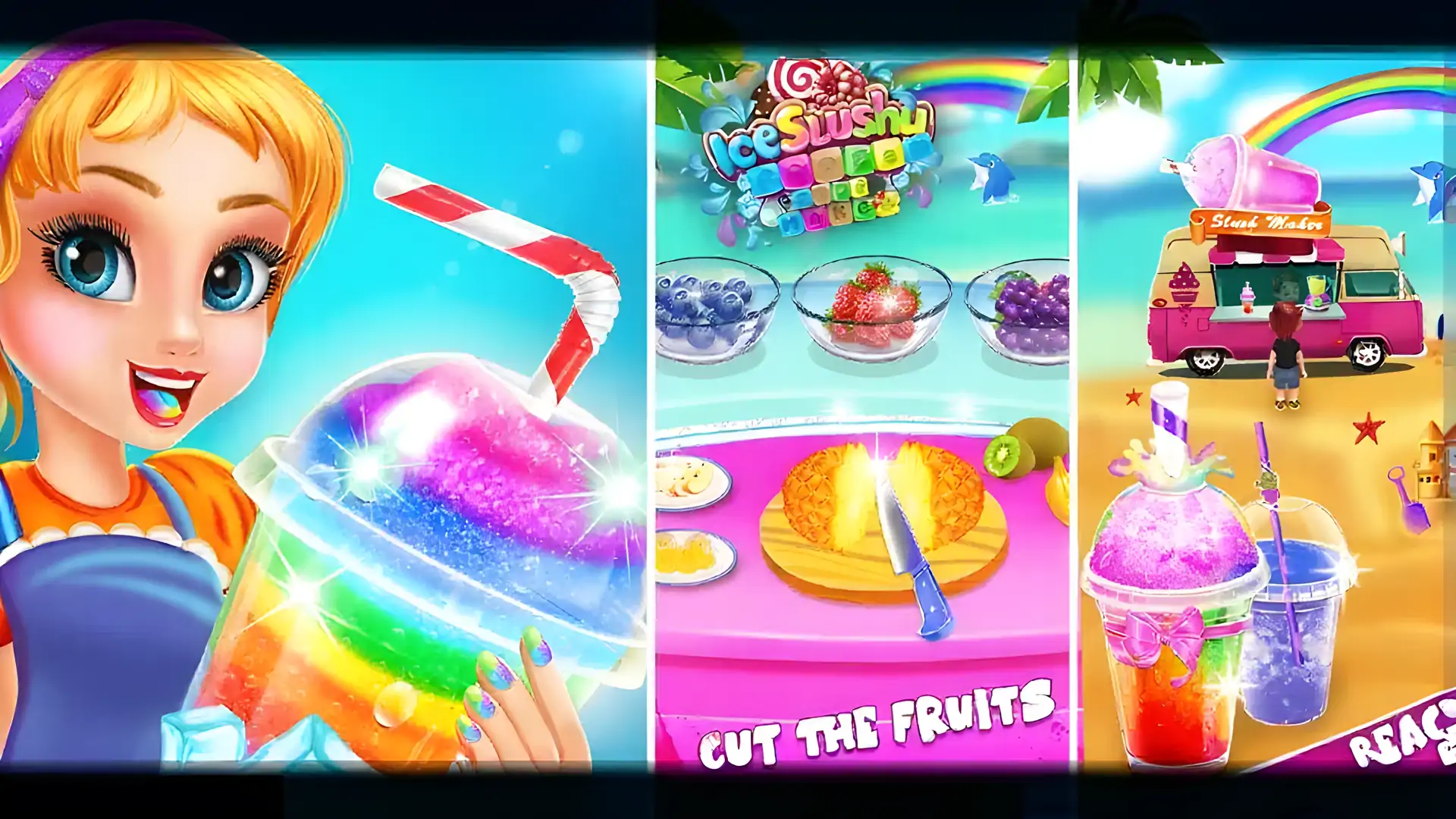 FruitSlashClassic：IceSlushyFrozenCone游戏